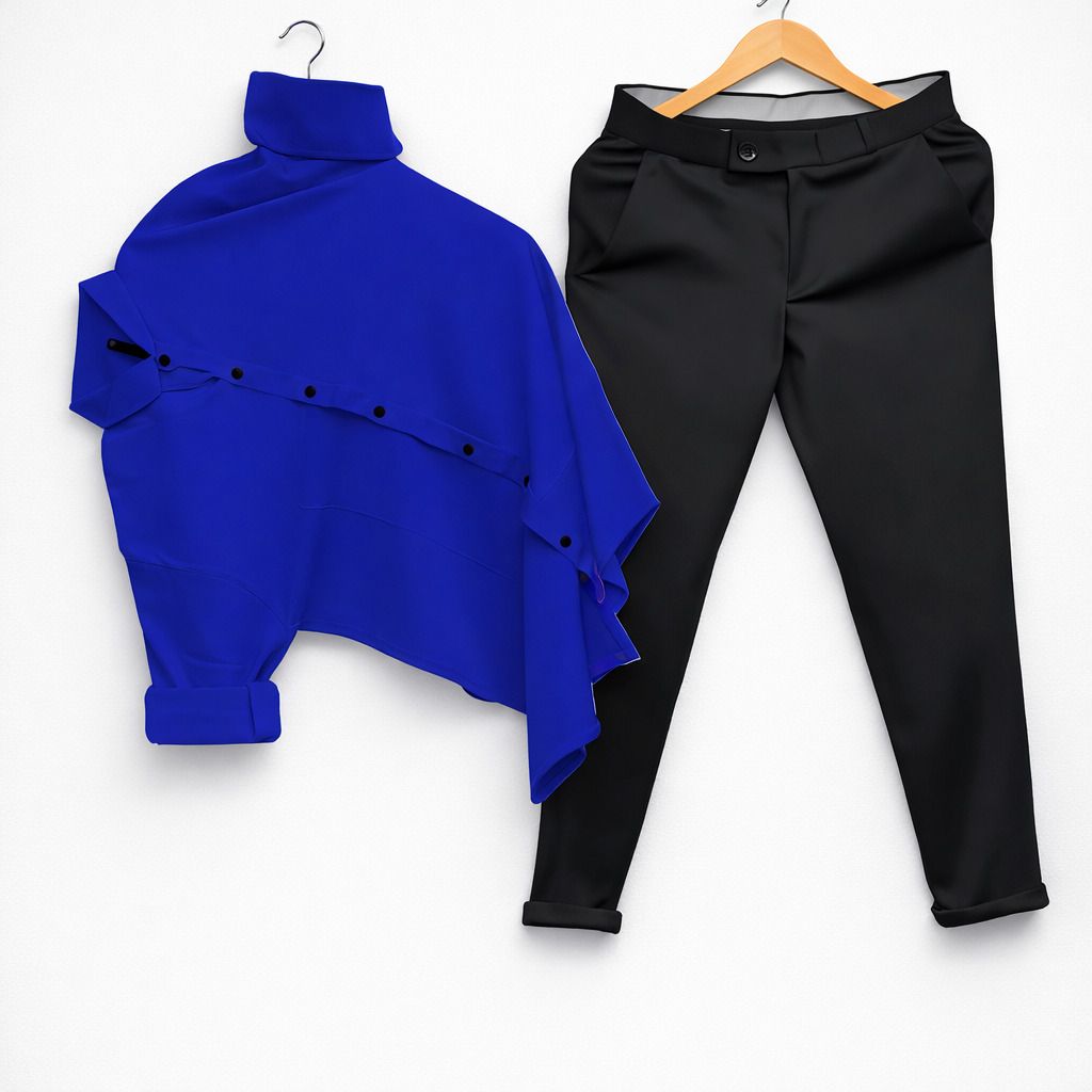 Men Cotton Blend Shirt Pant Set-image-22