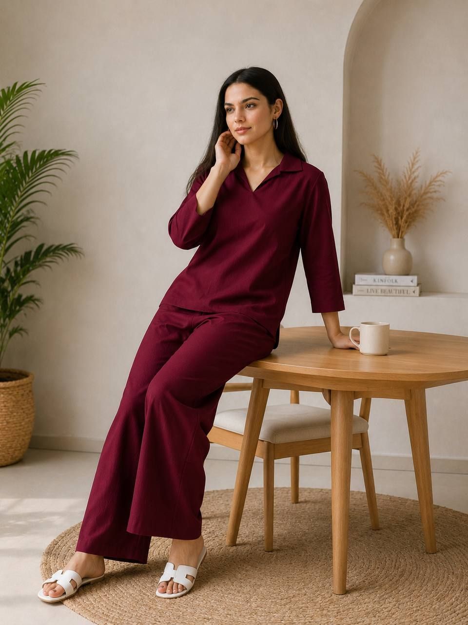sosm Shirt Palazzos Co-ords Set-picture-32