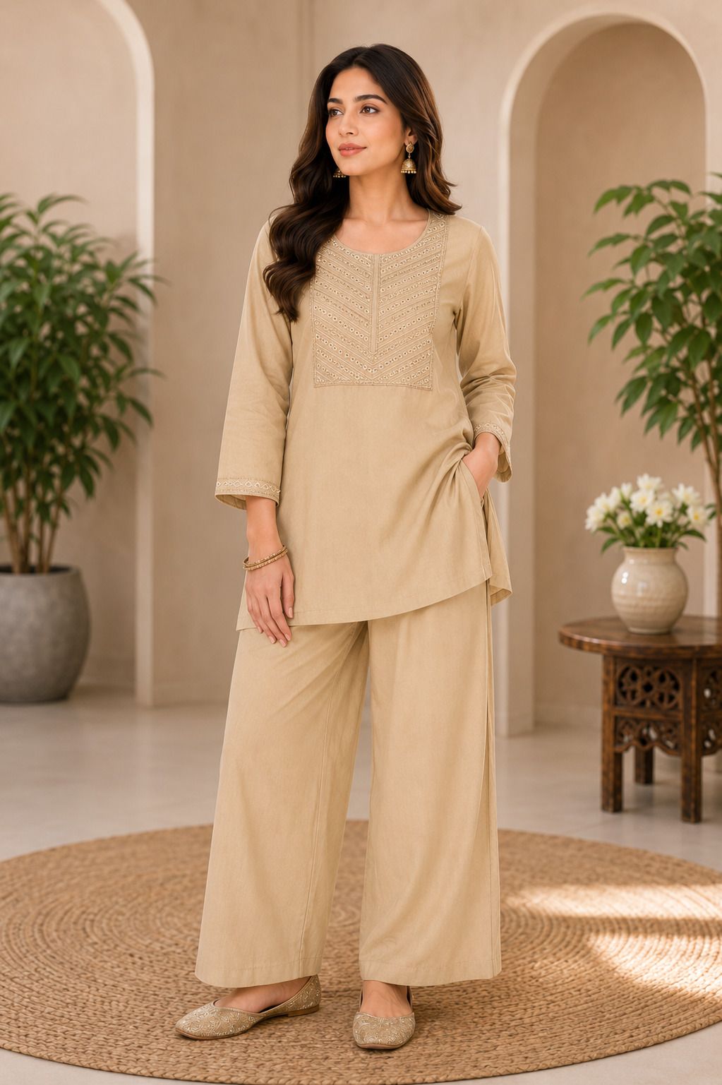 Tunic Palazzos Co-ords Set-image-41