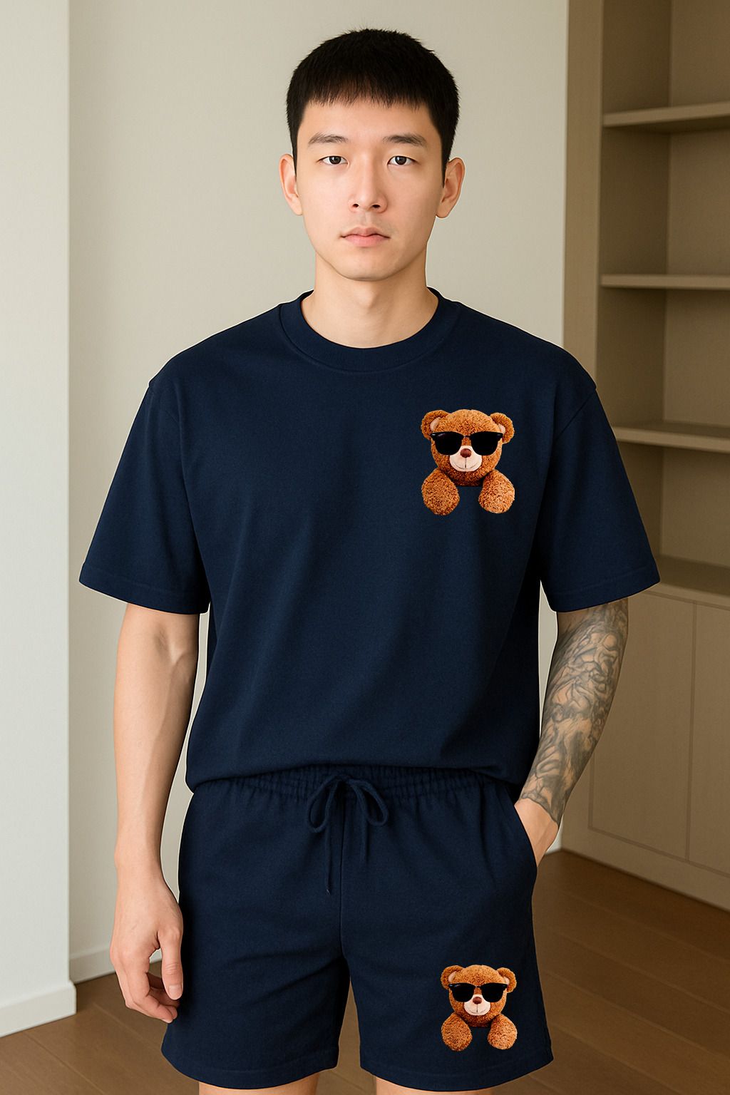 Tshirt Regular Shorts Co-ords Set