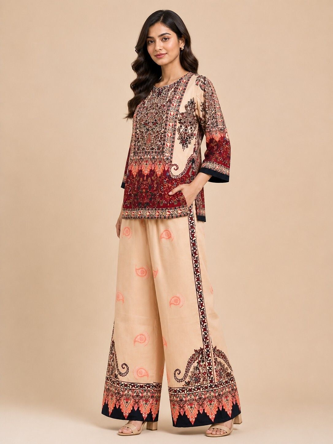 zarvika Tunic Pant Co-ords Set-picture-27