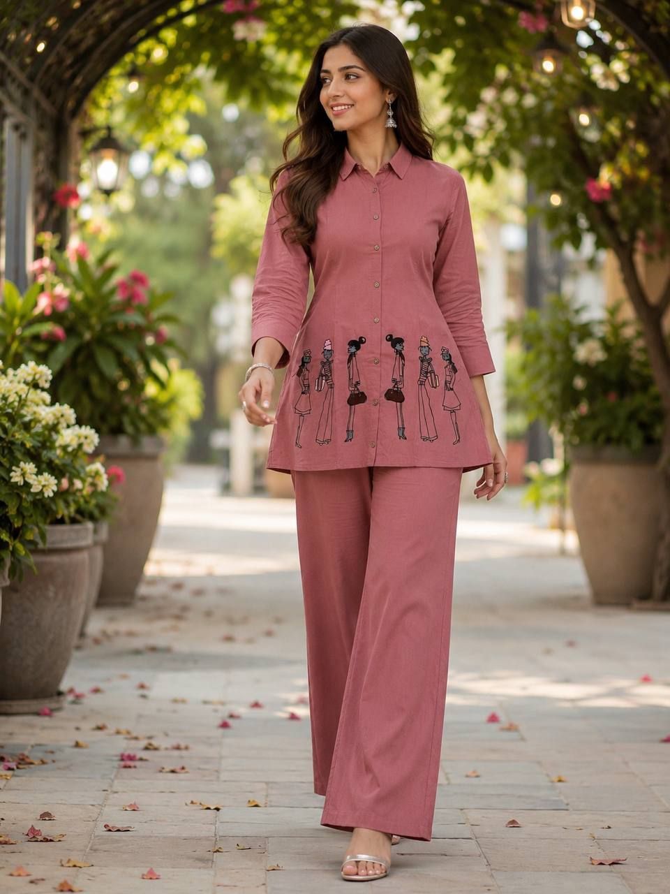 ishu fab Top Palazzos Co-ords Set-picture-20