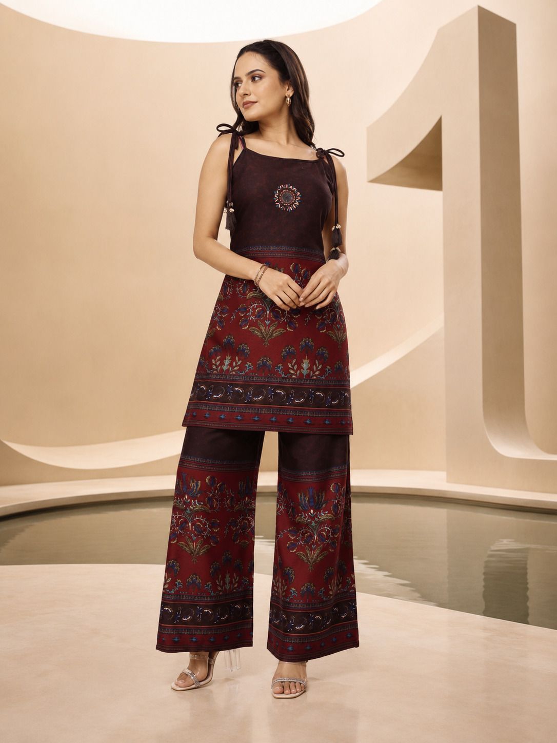 faoon Top Palazzos Co-ords Set-picture-30