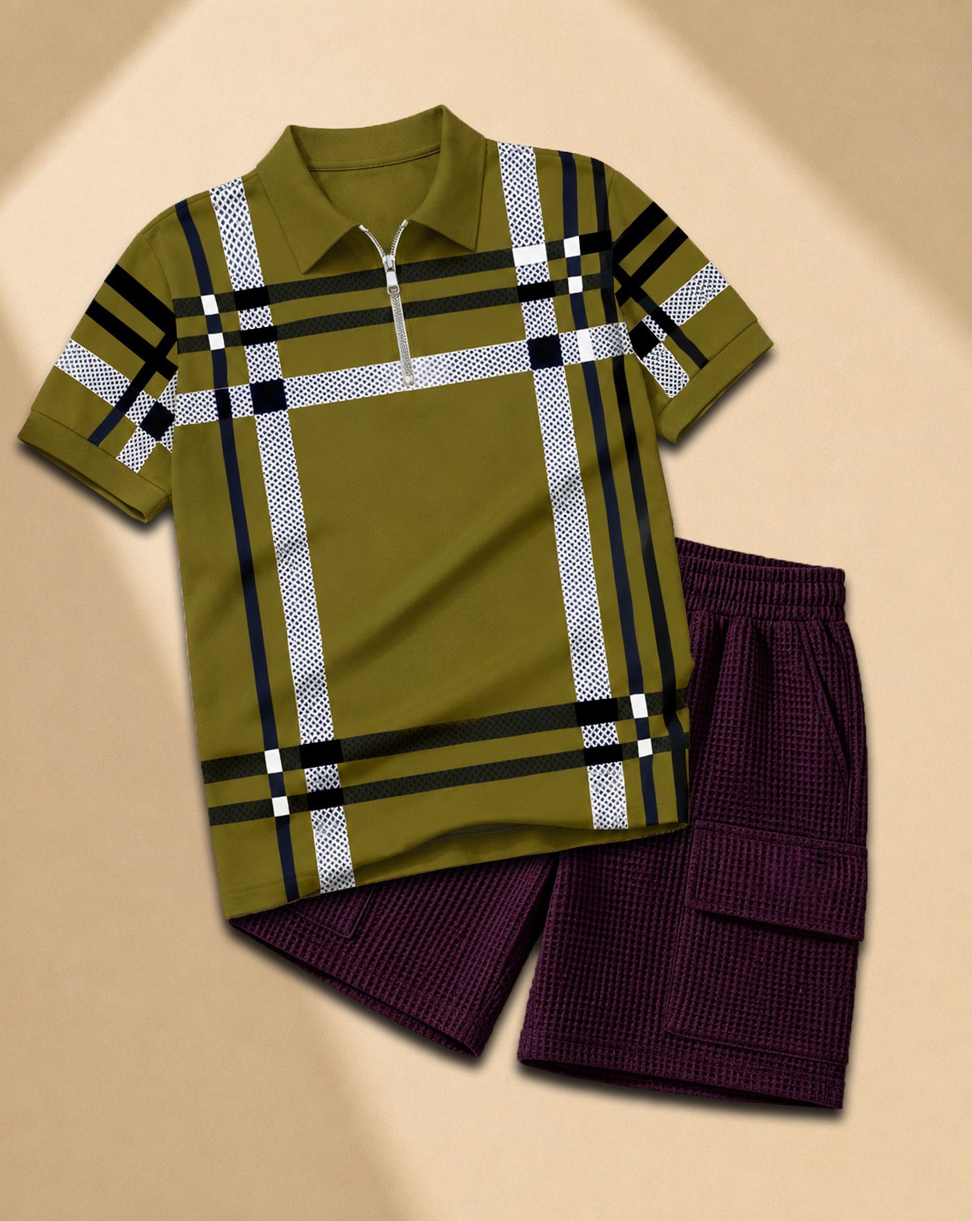 Tshirt Regular Shorts Co-ords Set-image-30