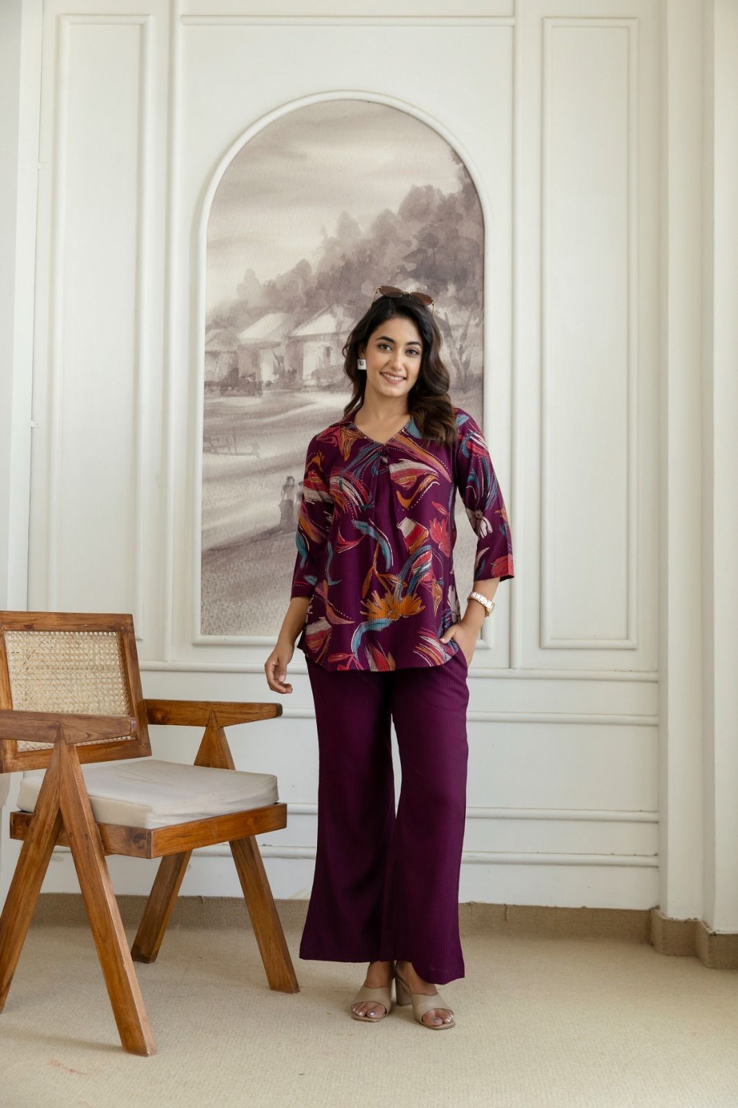 henal Top Pant Co-ords Set-picture-5