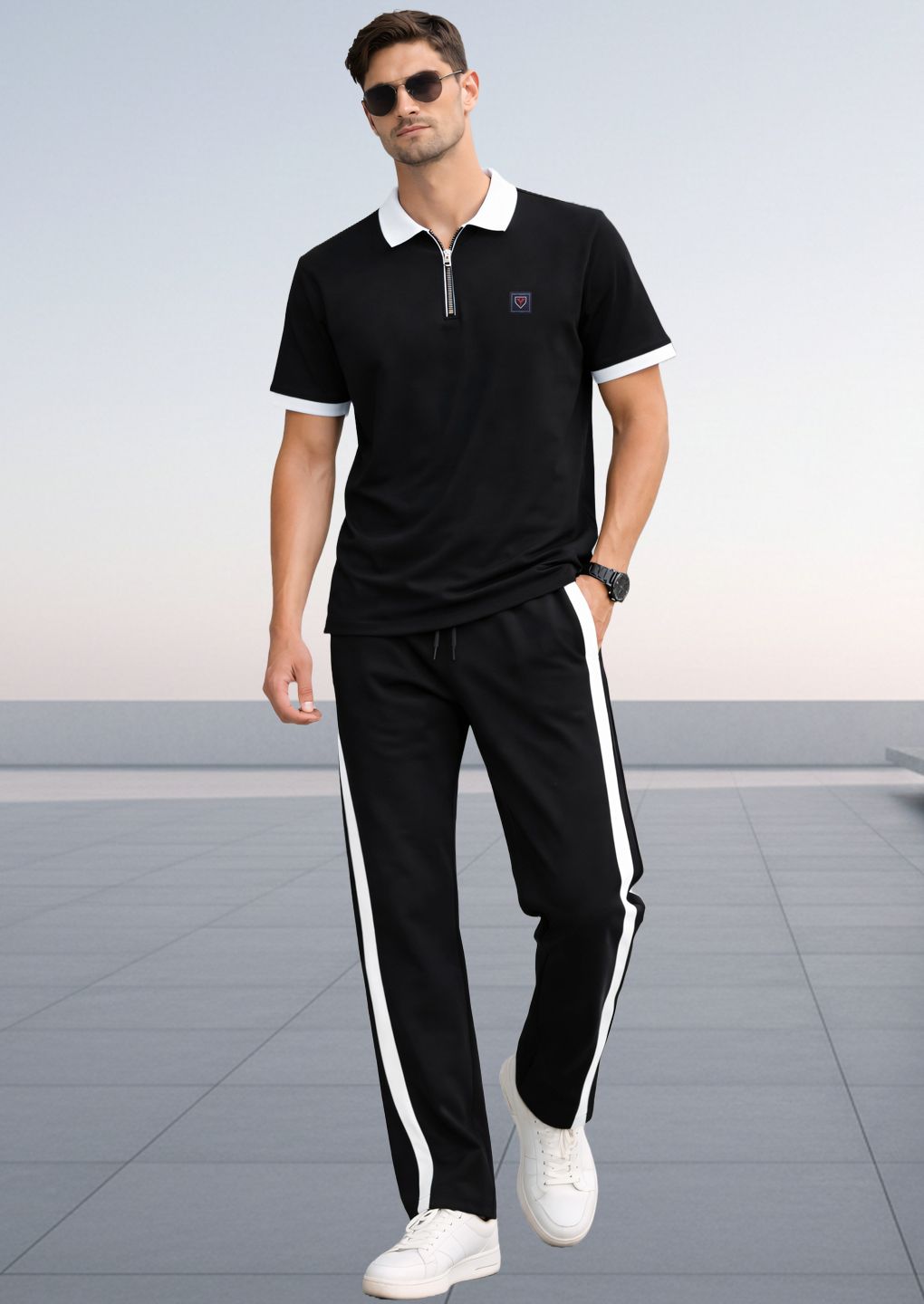 yazole Solid Men Track Suit-picture-46