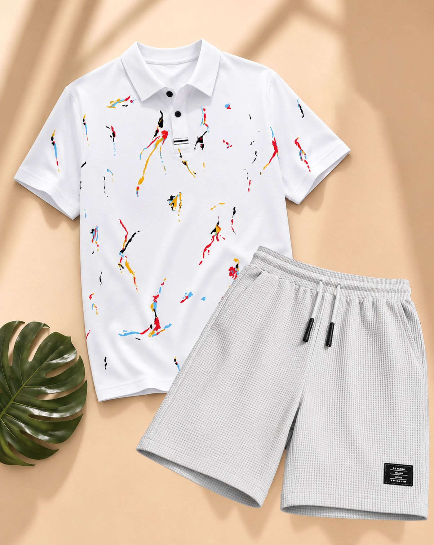Tshirt Regular Shorts Co-ords Set-image-42