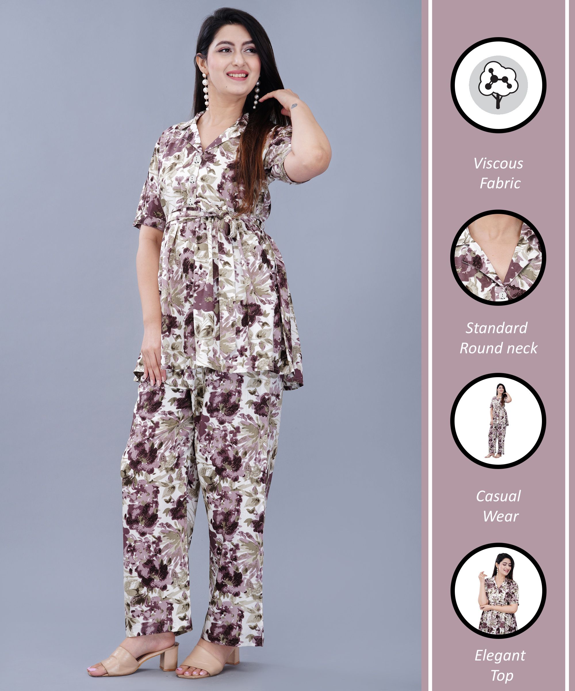 Tunic Palazzos Co-ords Set-image-44