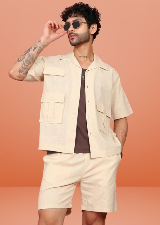 trendy buyzaar Shirt Regular Shorts Co-ords Set-picture-2