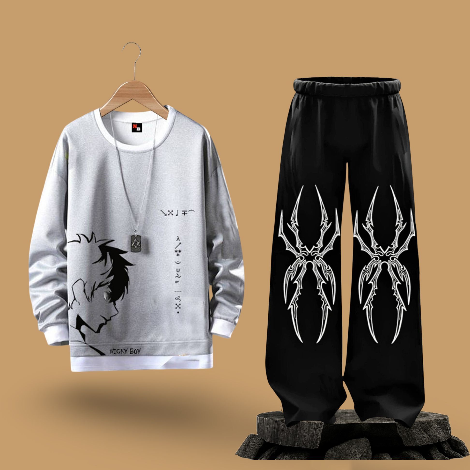 nb nicky boy Tshirt Pant Co-ords Set-picture-37