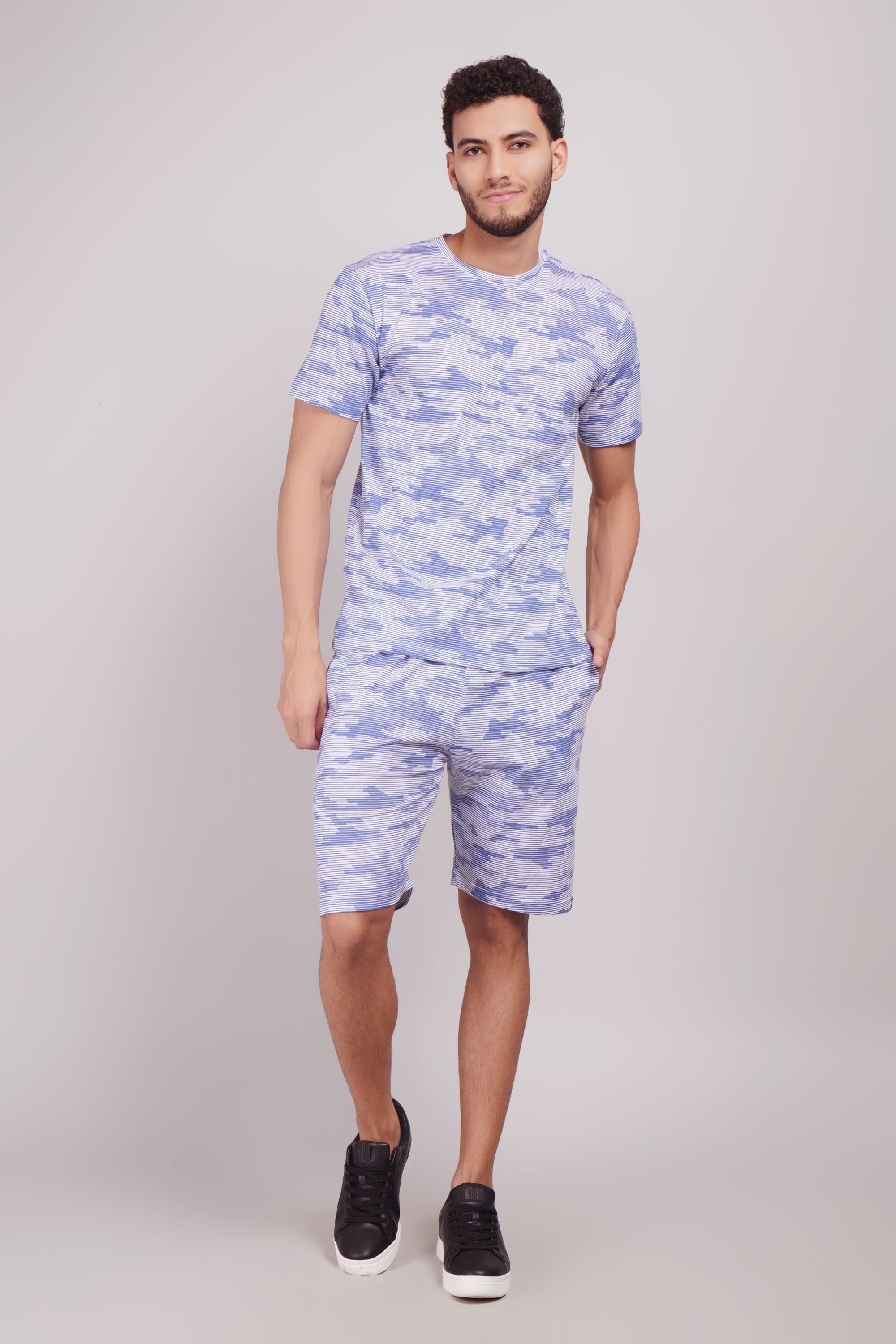 wild camo Tshirt Regular Shorts Co-ords Set-picture-27