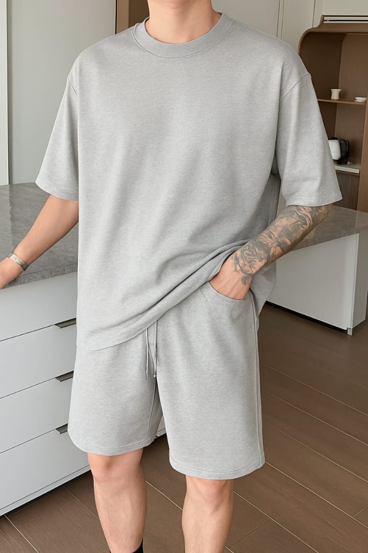 Tshirt Regular Shorts Co-ords Set