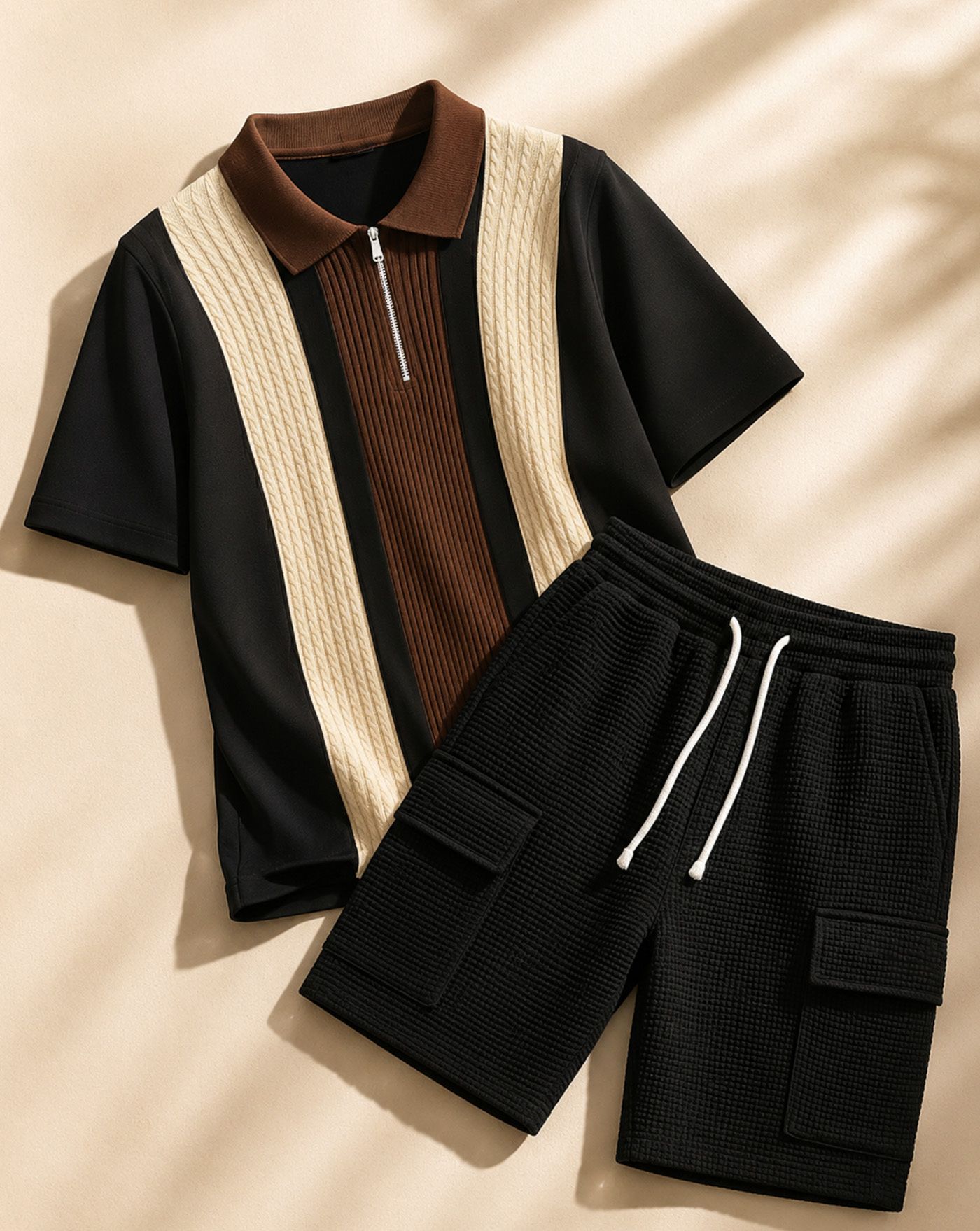 Tshirt Regular Shorts Co-ords Set-image-19