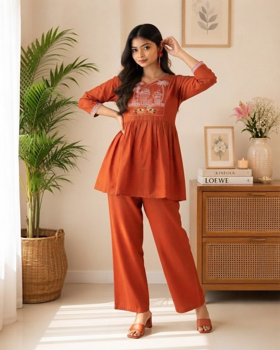 vimalnath synthetics Tunic Pant Co-ords Set-picture-23