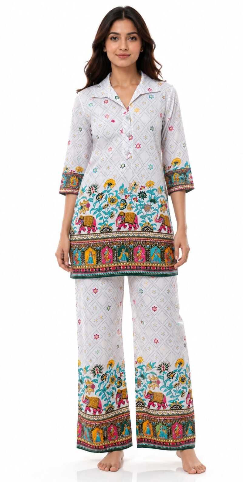 vastrika Tunic Palazzos Co-ords Set-picture-0