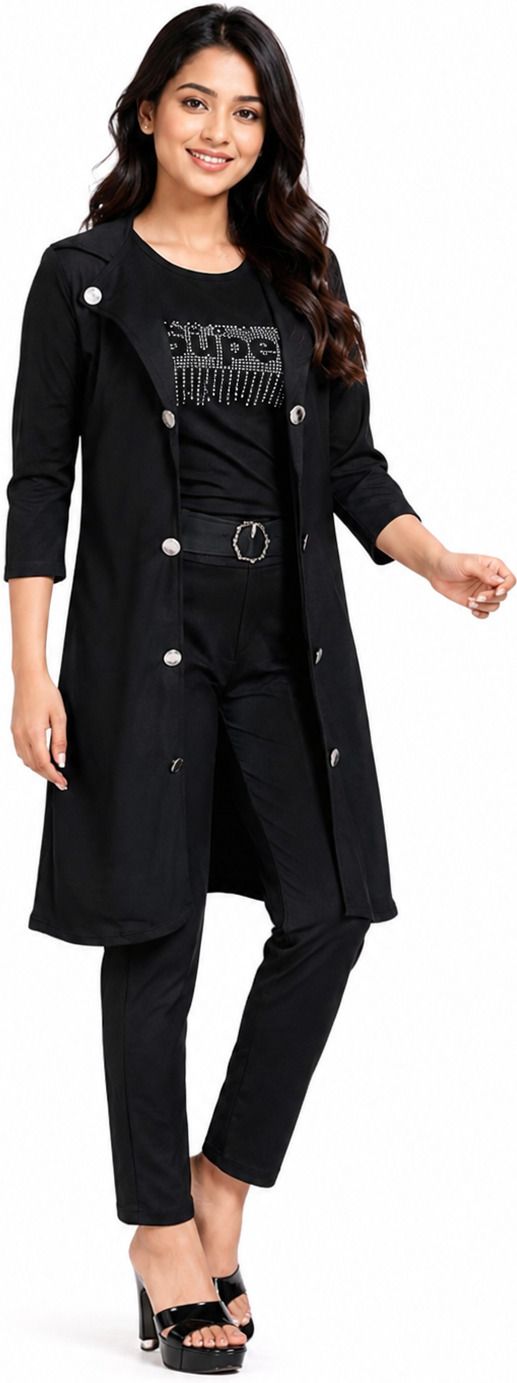 atm Top Pant Co-ords Set with Shrug-picture-31