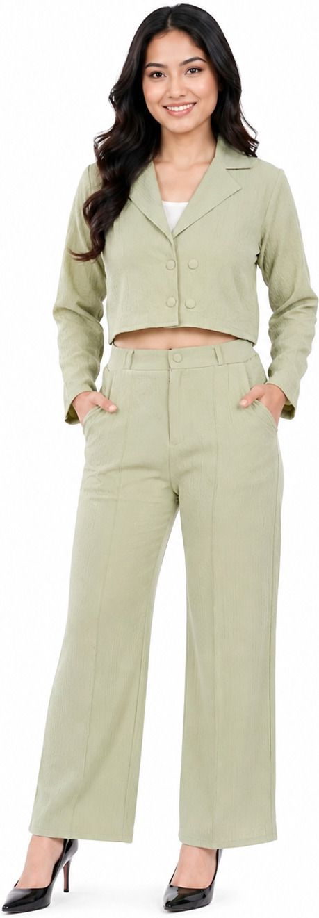 atm Top Pant Co-ords Set with Blazer-picture-17