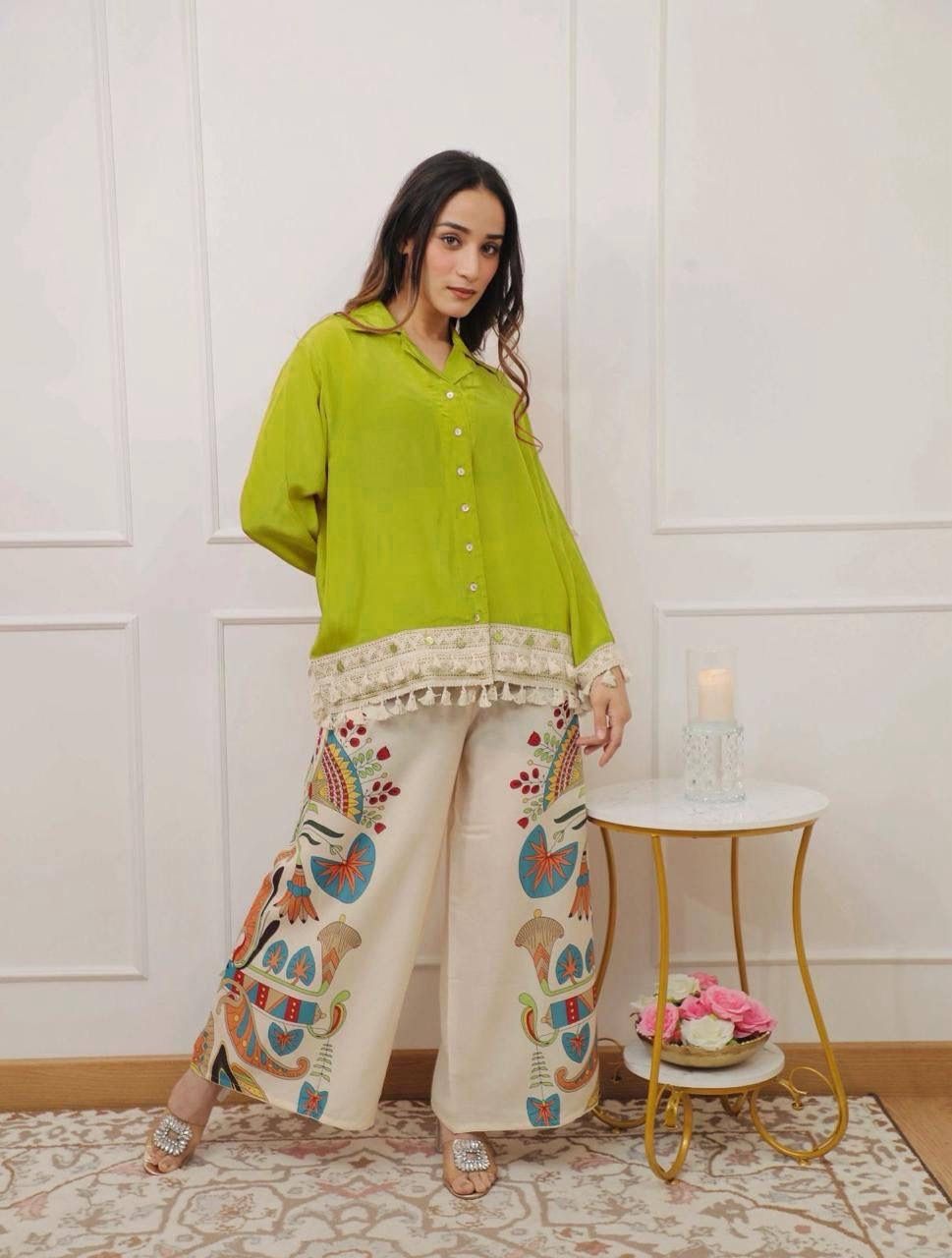 rutuenterpriseonline Top Palazzos Co-ords Set-picture-18