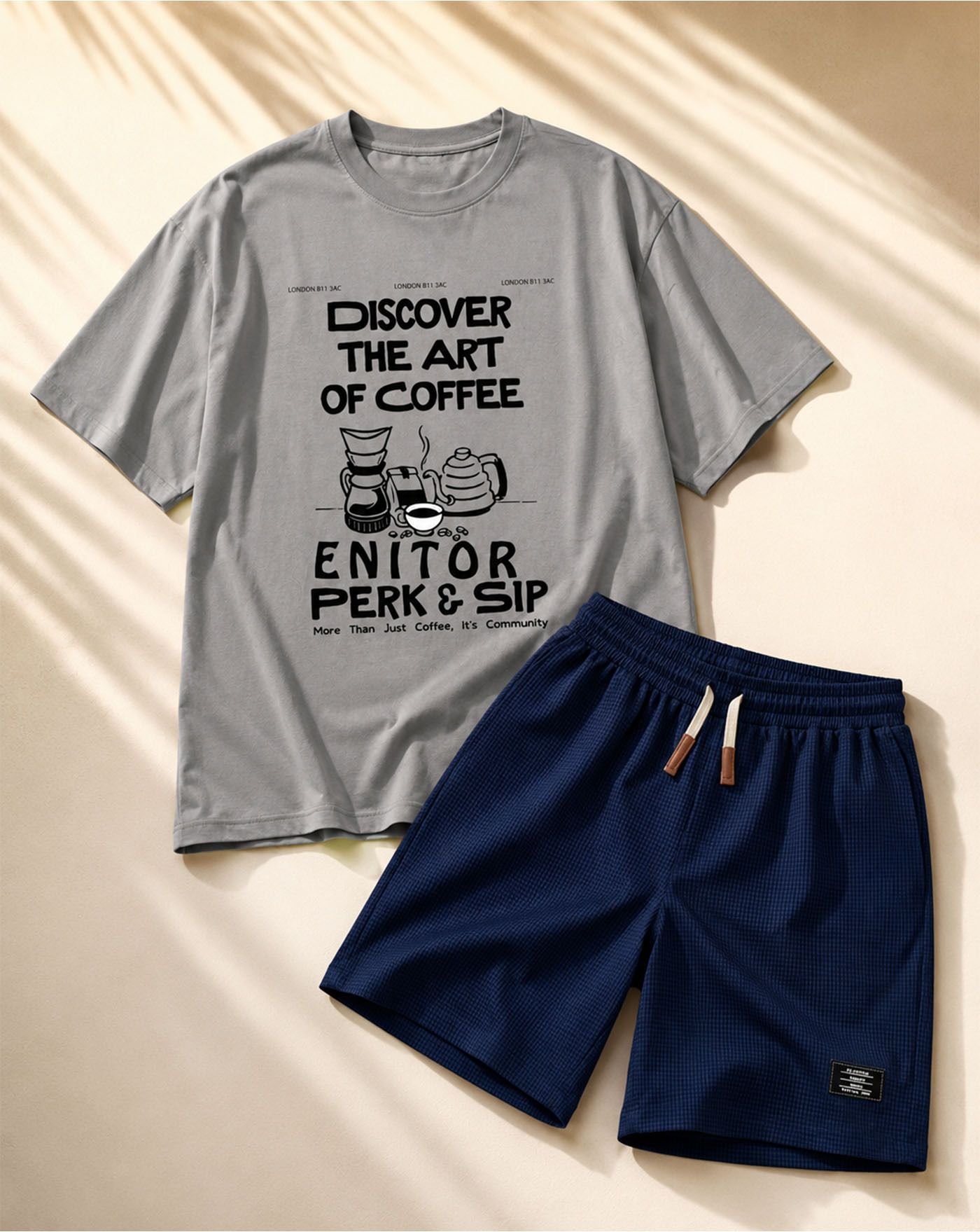 Tshirt Regular Shorts Co-ords Set-image-46