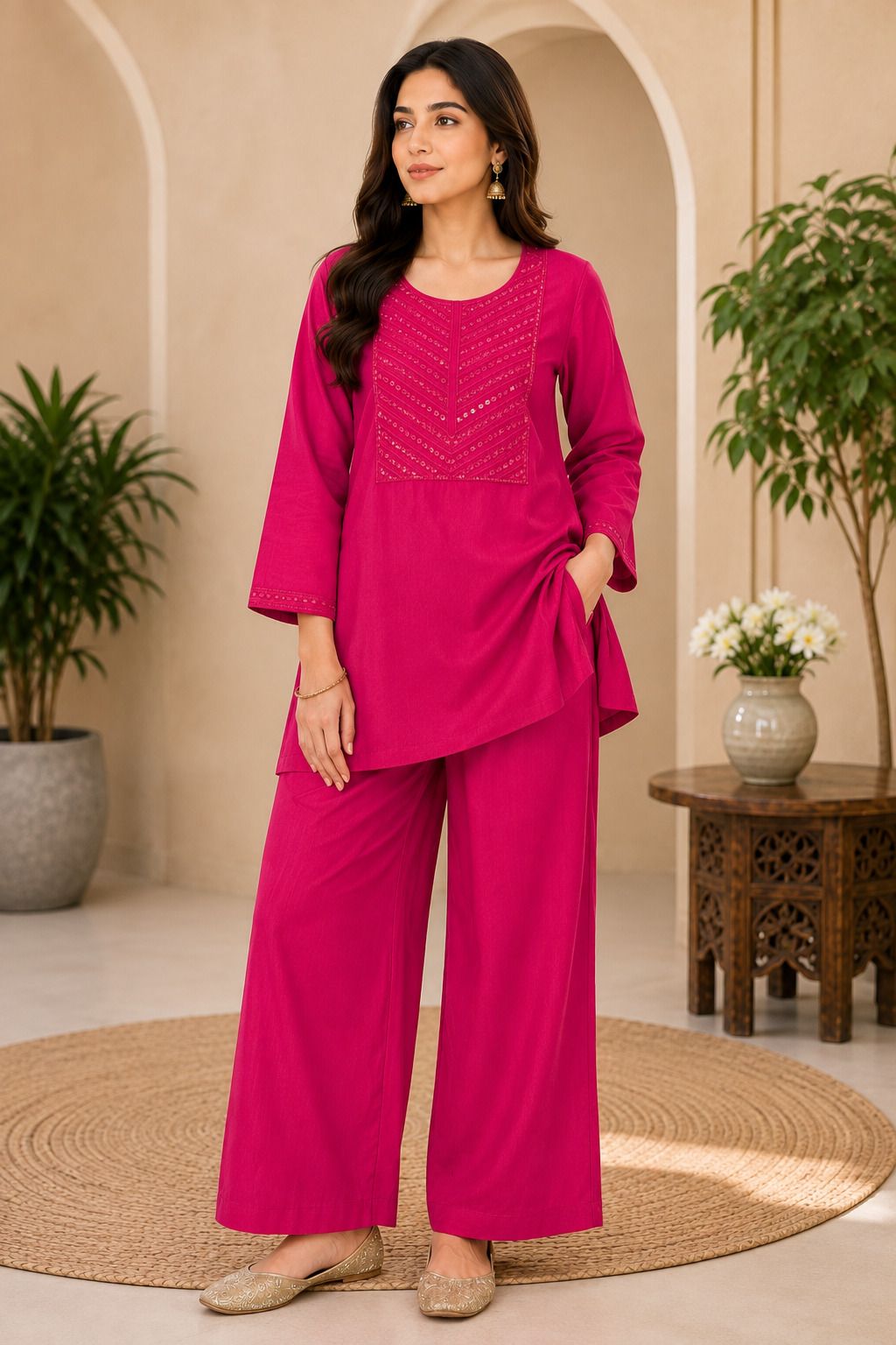 krivesta Tunic Palazzos Co-ords Set-picture-45
