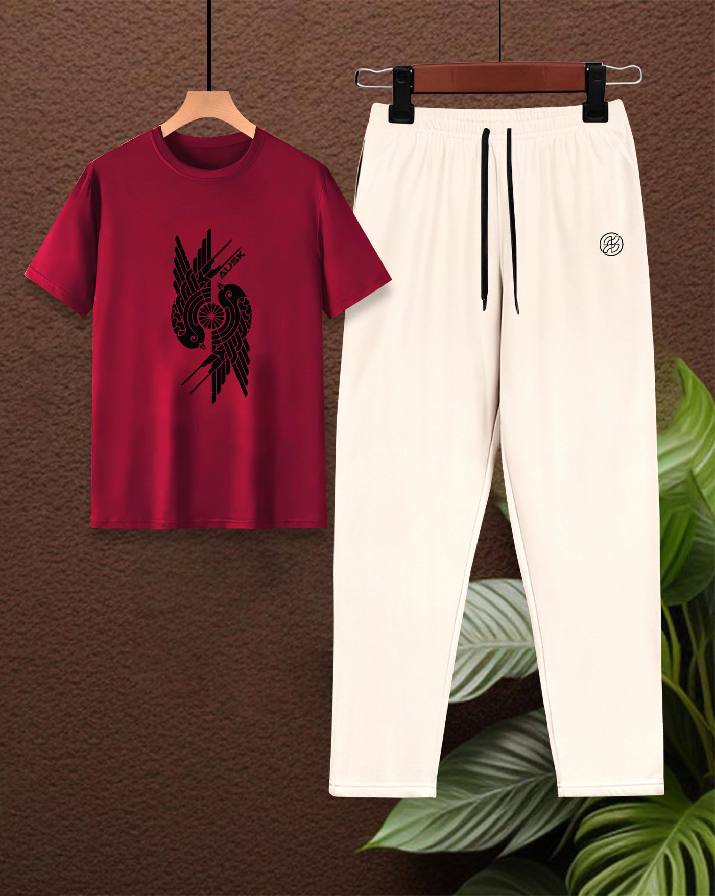 ausk Solid Men Track Suit-picture-33