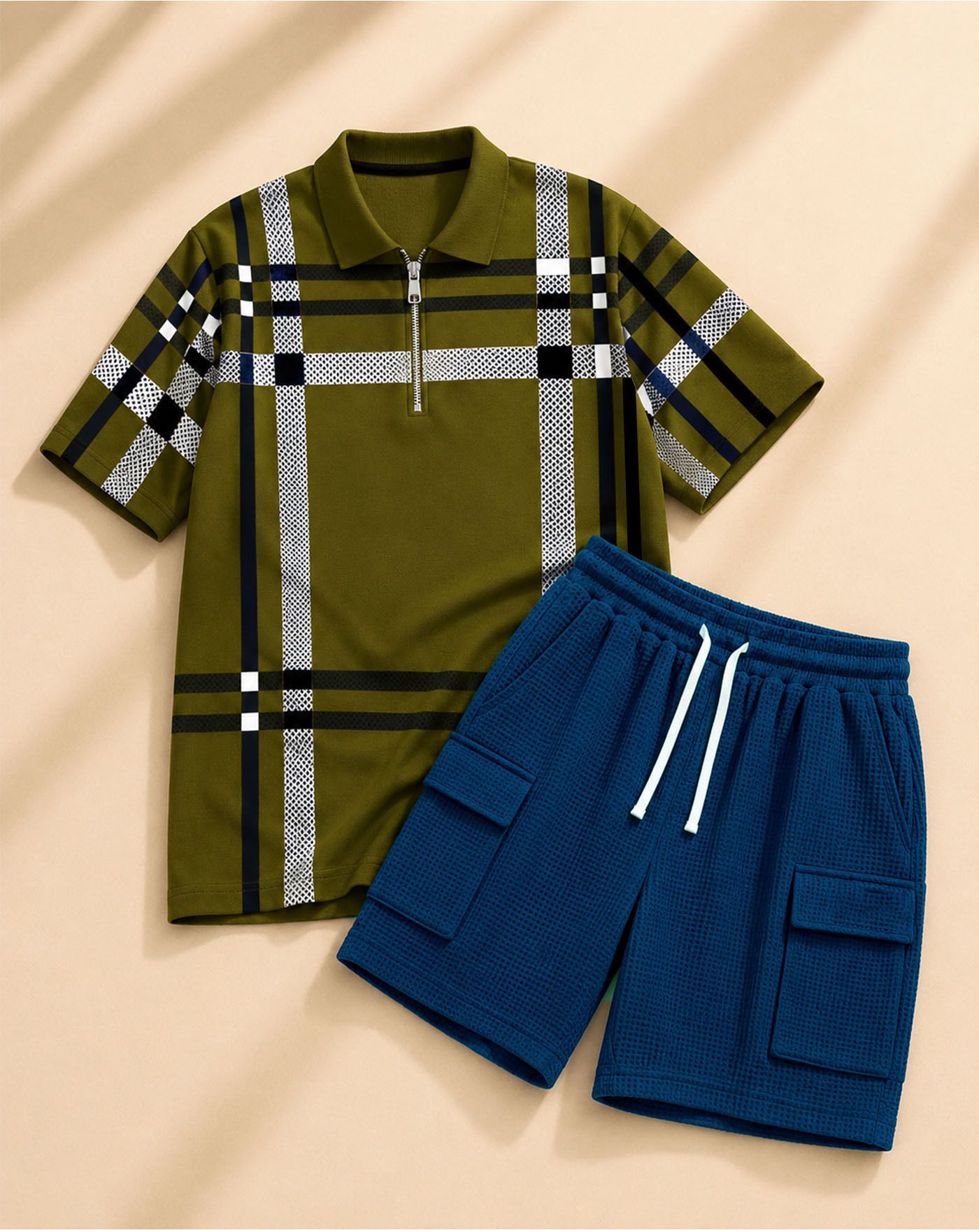 Tshirt Regular Shorts Co-ords Set-image-27