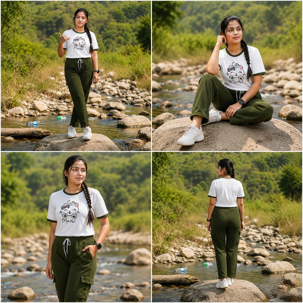Tshirt Pant Western Set-image-23