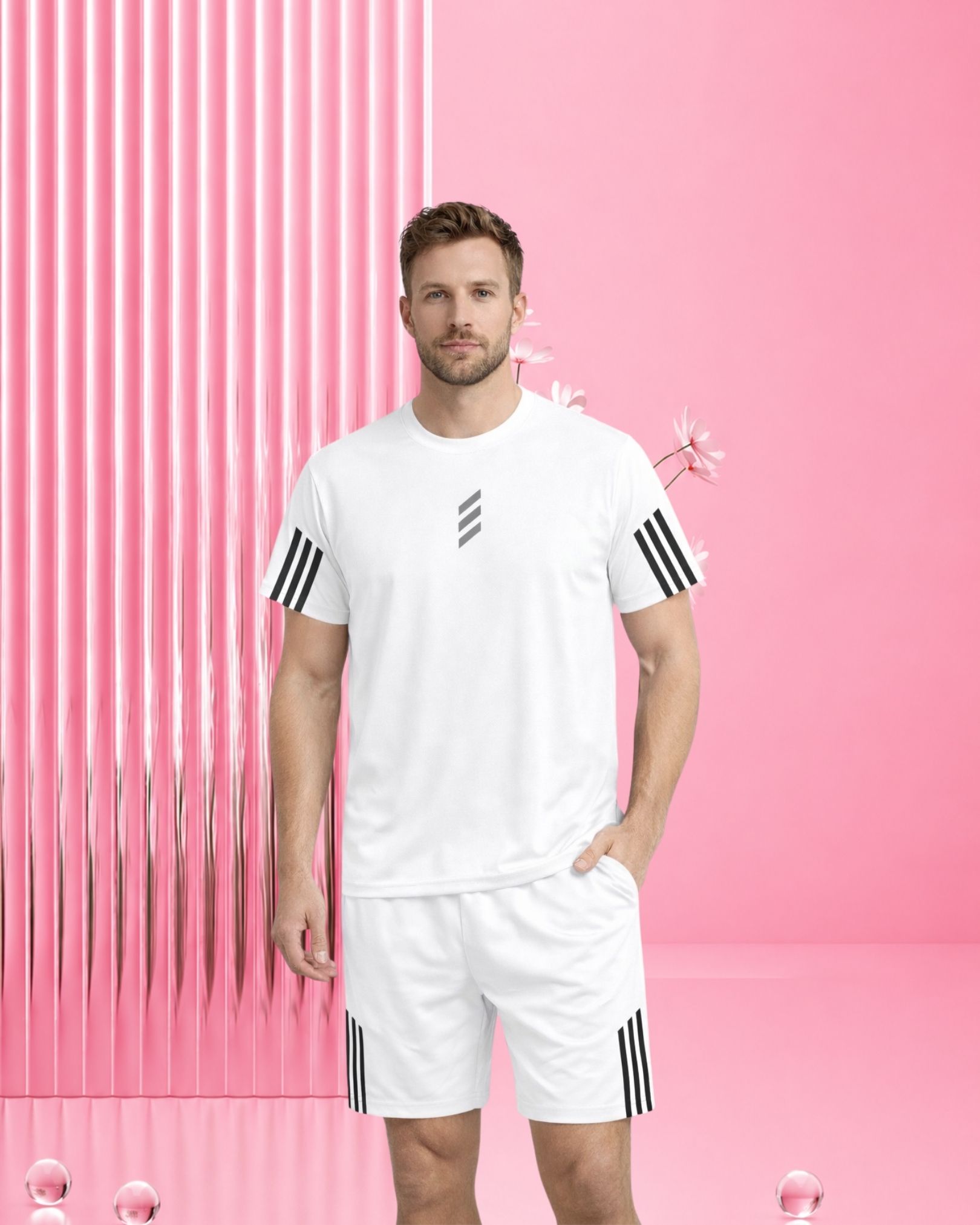moonfigure Tshirt Regular Shorts Co-ords Set-picture-37
