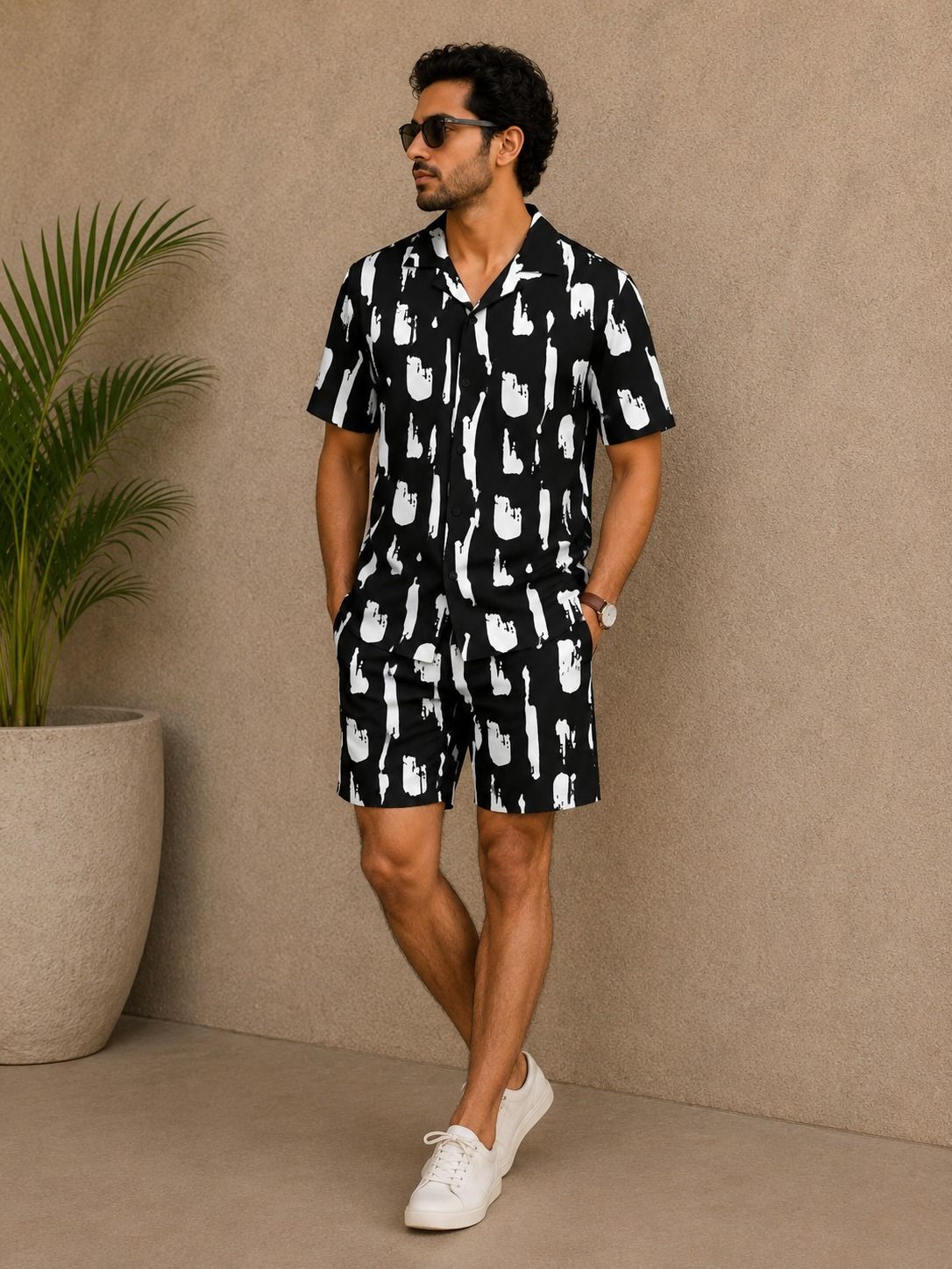 hasini fashion Men Night Suit Set Multicolor Printed-picture-26