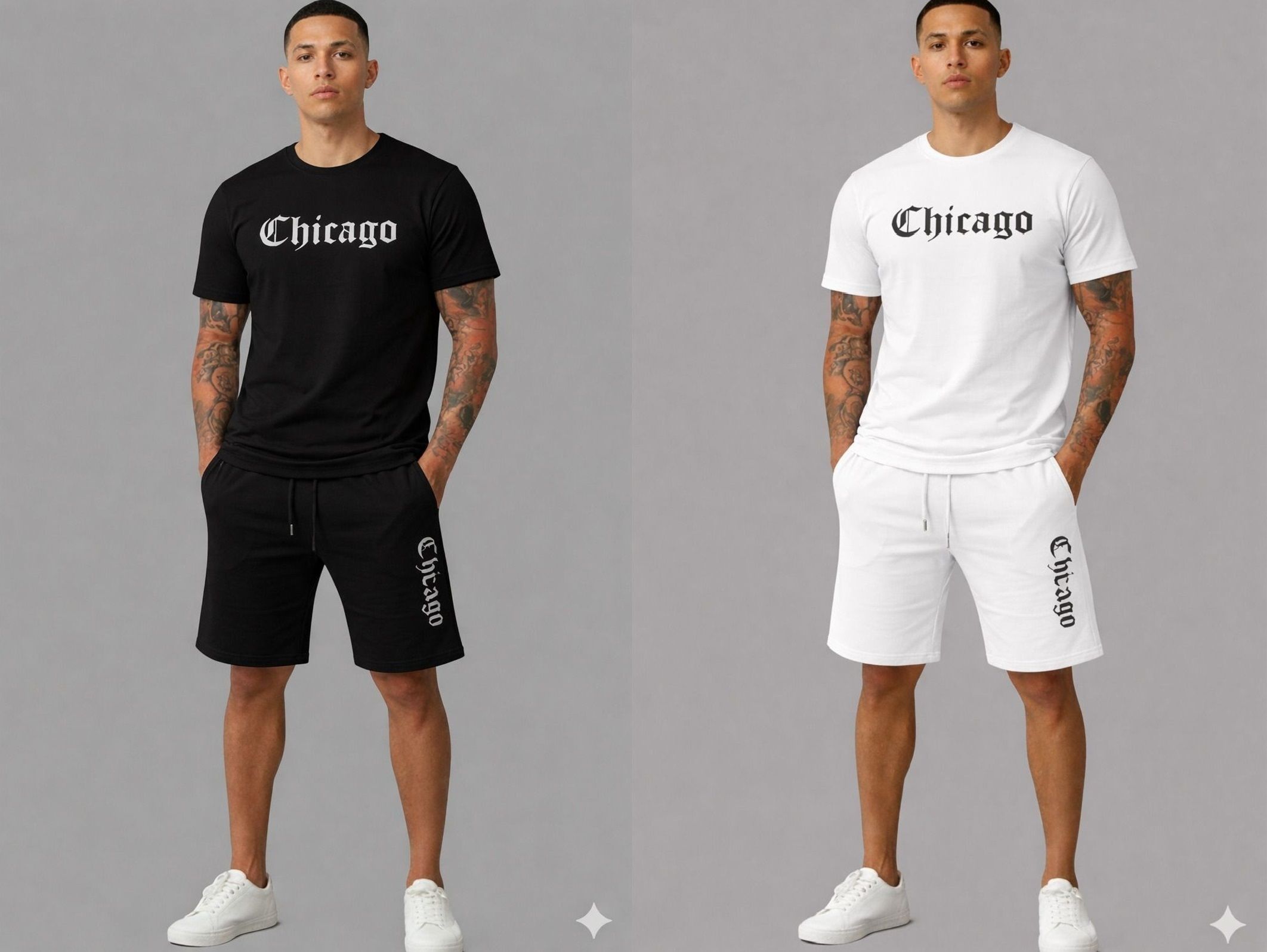 ruggstar Tshirt Regular Shorts Co-ords Set-picture-6