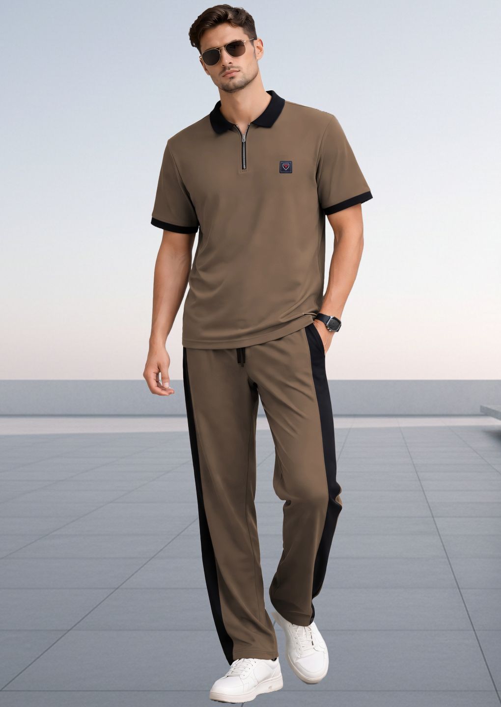 yazole Solid Men Track Suit-picture-30