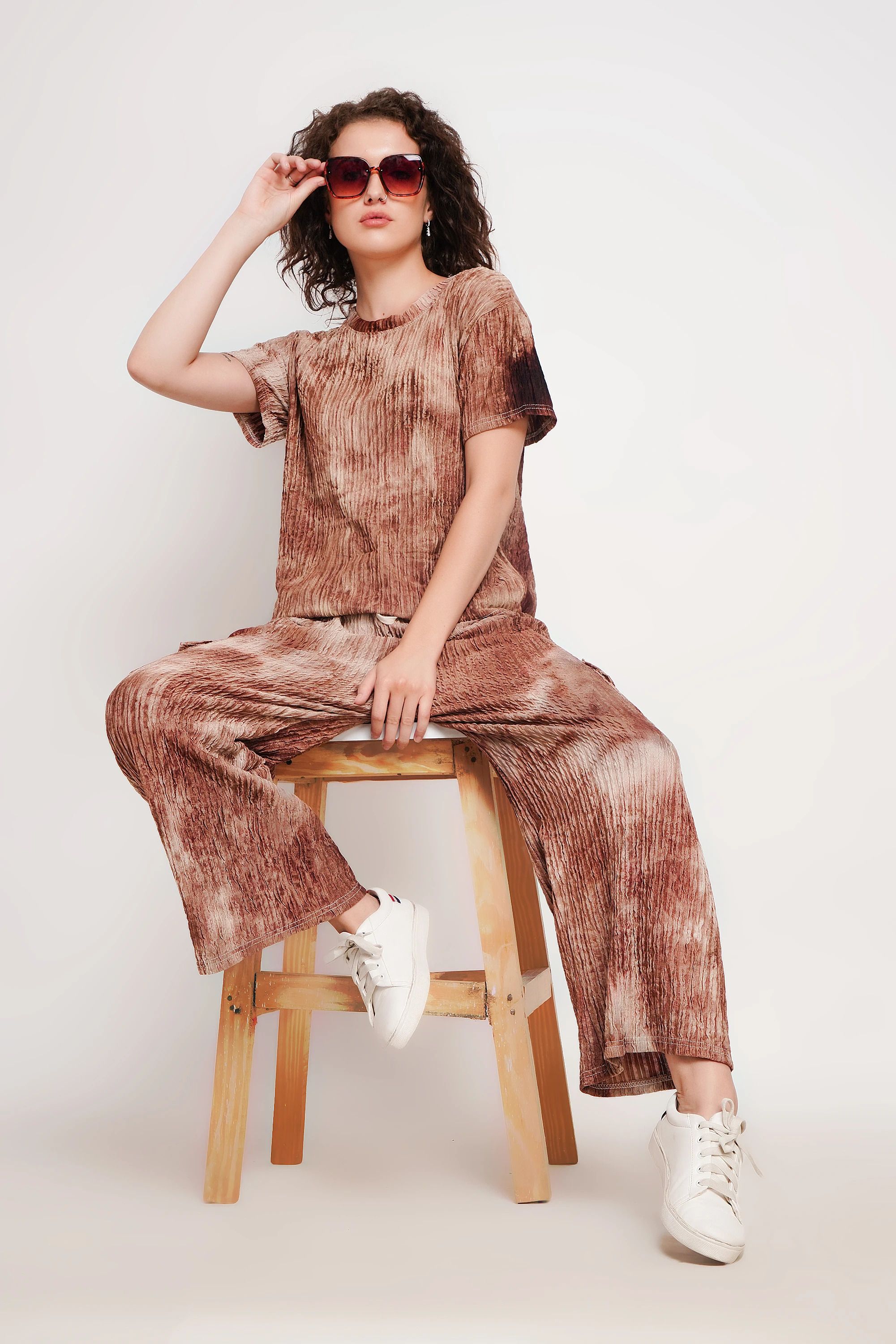 Top Palazzos Co-ords Set-image-45