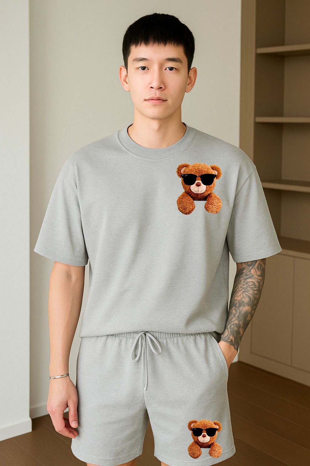 Tshirt Regular Shorts Co-ords Set