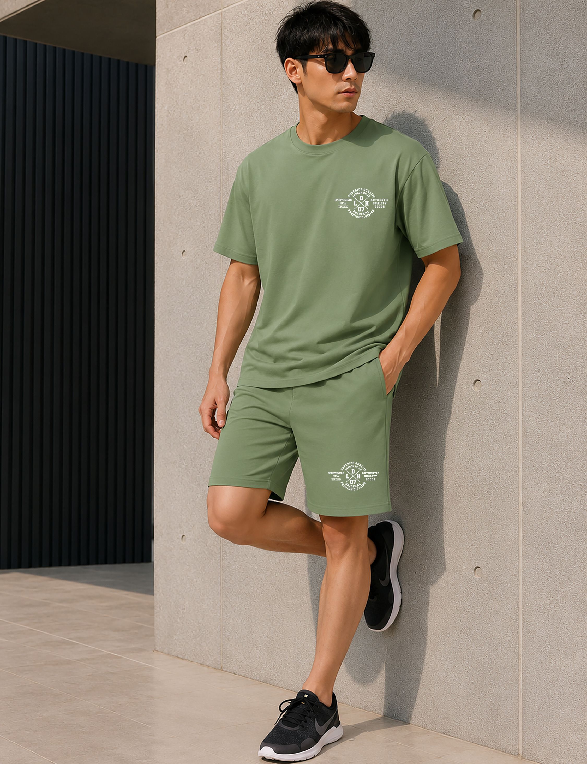 Tshirt Regular Shorts Co-ords Set-image-33