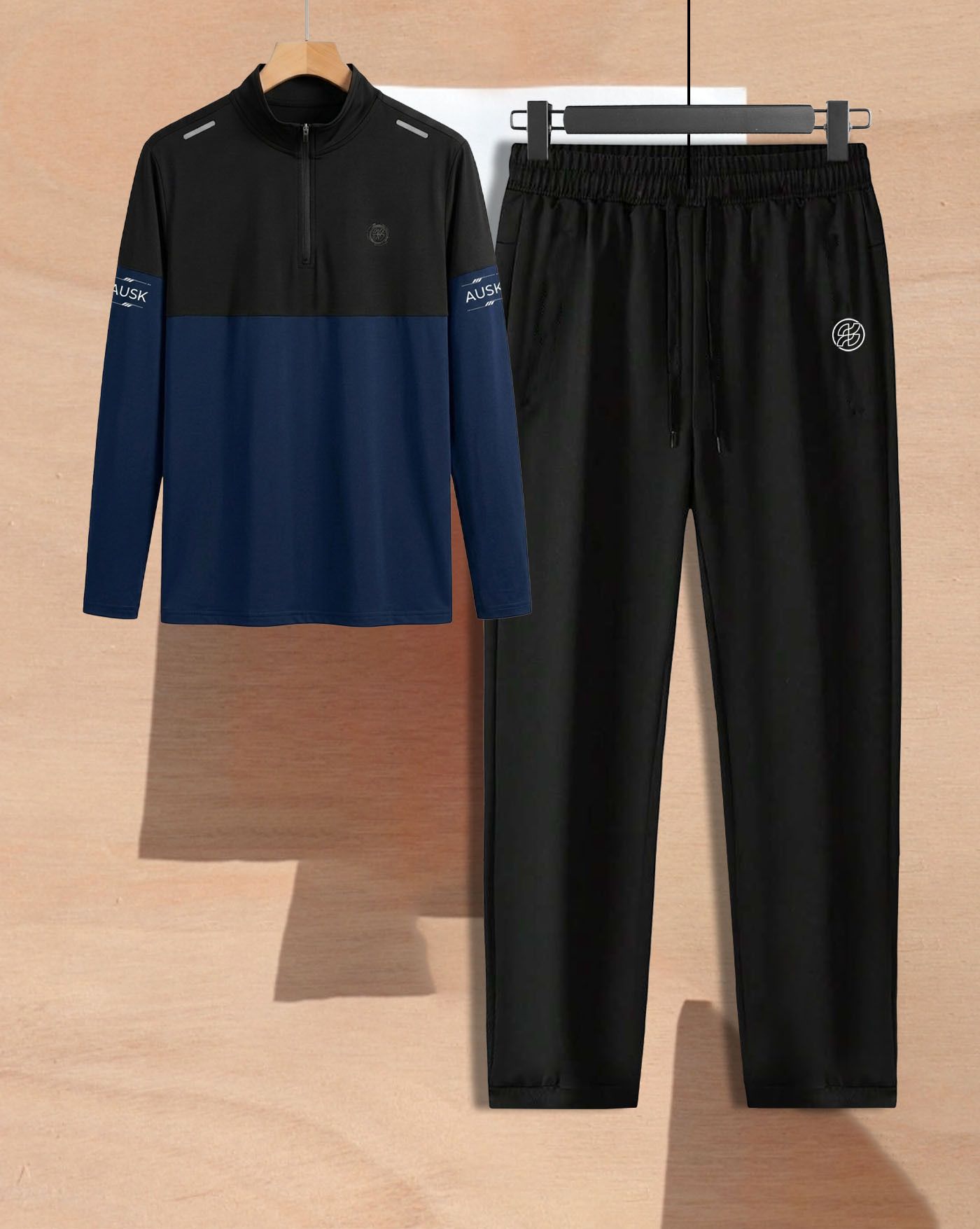 ausk Solid Men Track Suit-picture-27