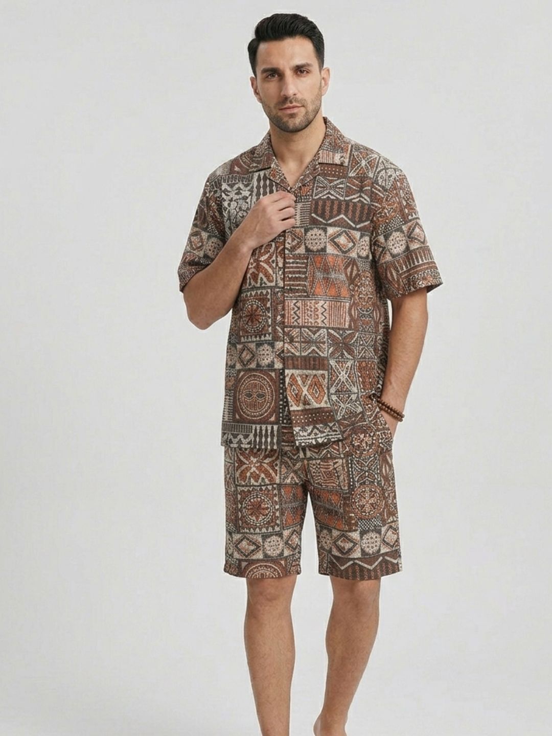 Shirt Regular Shorts Co-ords Set