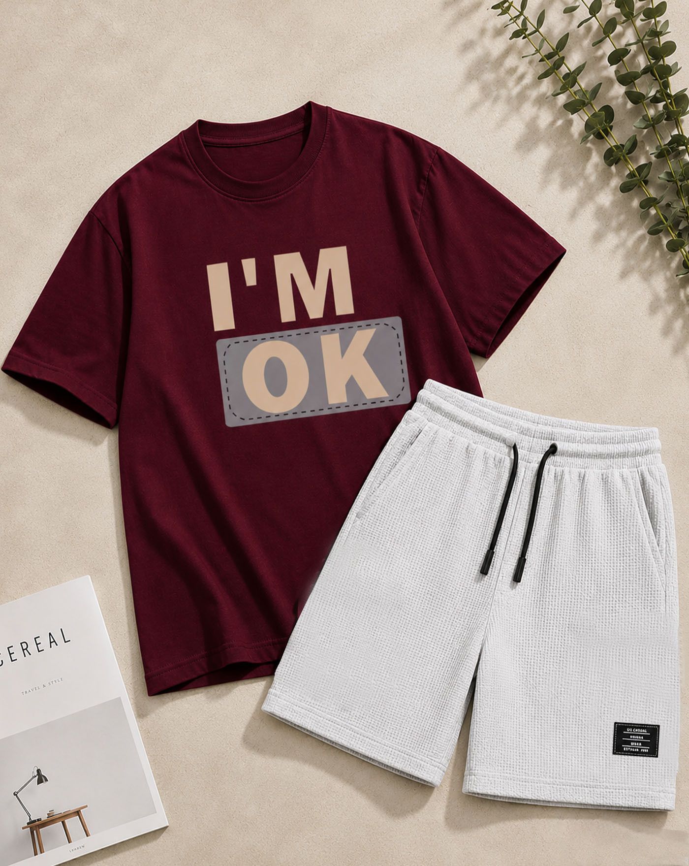 Tshirt Regular Shorts Co-ords Set-image-36
