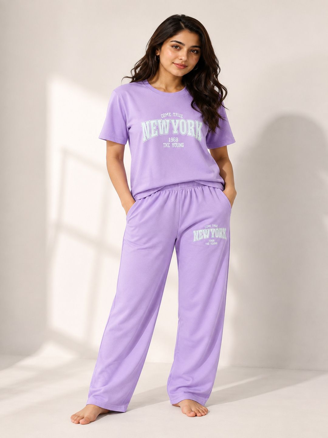 marc luarente Tshirt Palazzos Co-ords Set-picture-8