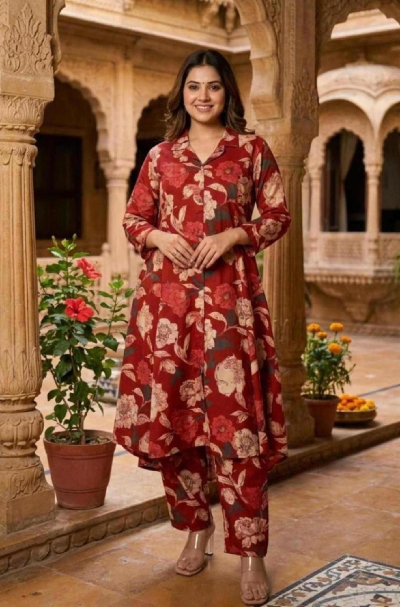 nikhat Top Palazzos Co-ords Set-picture-12