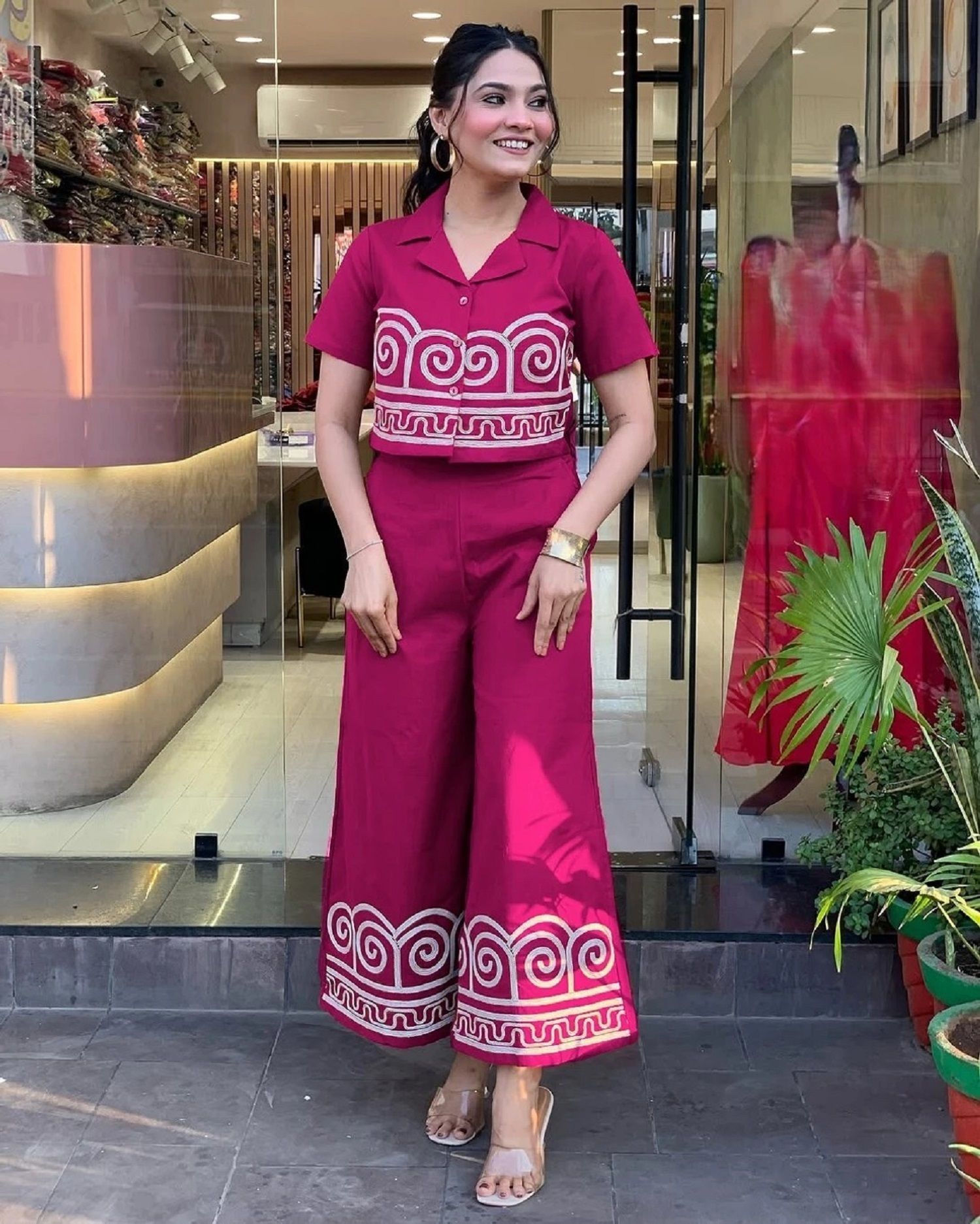 Shirt Palazzos Co-ords Set