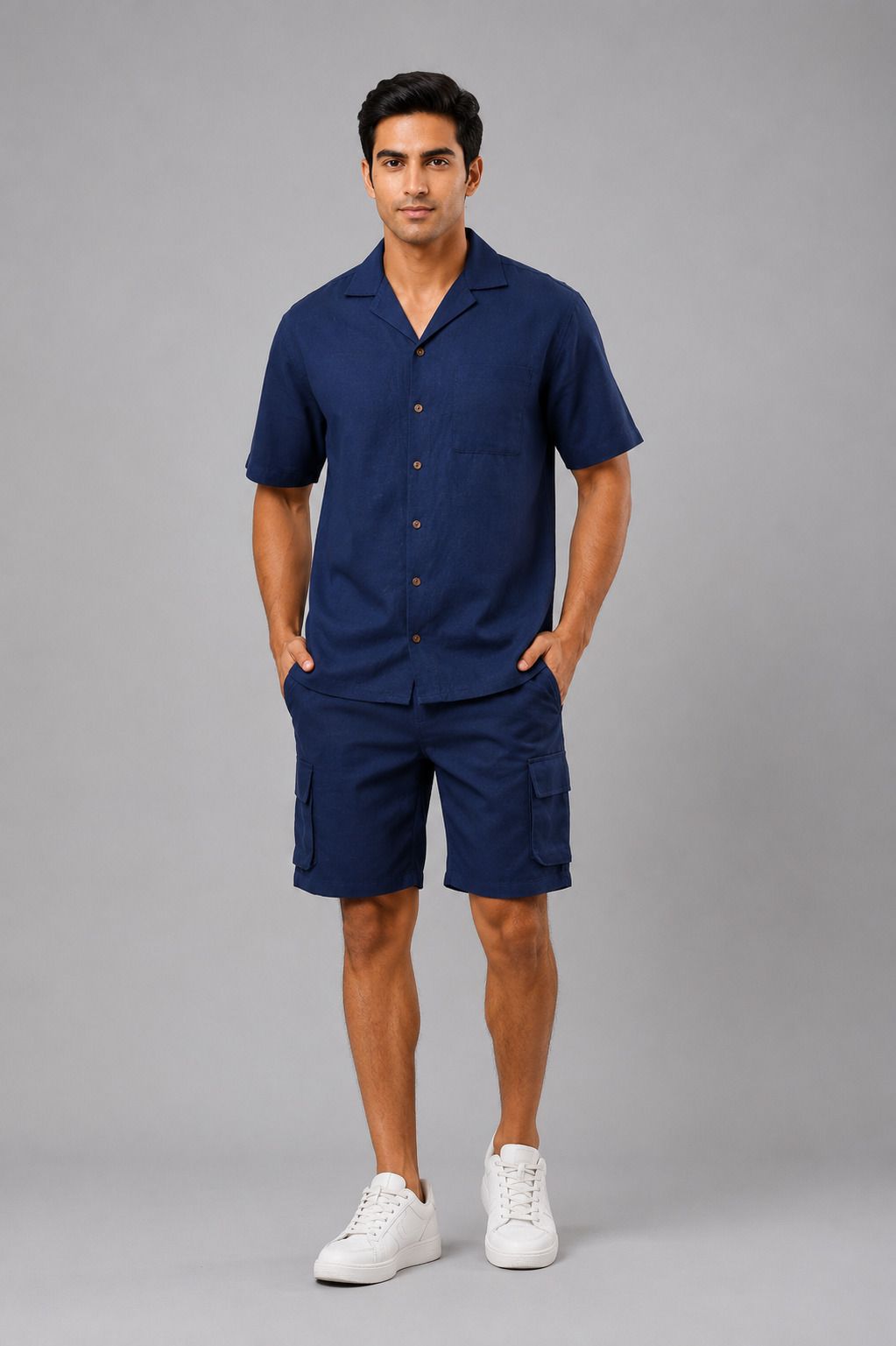 clothink india Shirt Regular Shorts Co-ords Set-picture-12