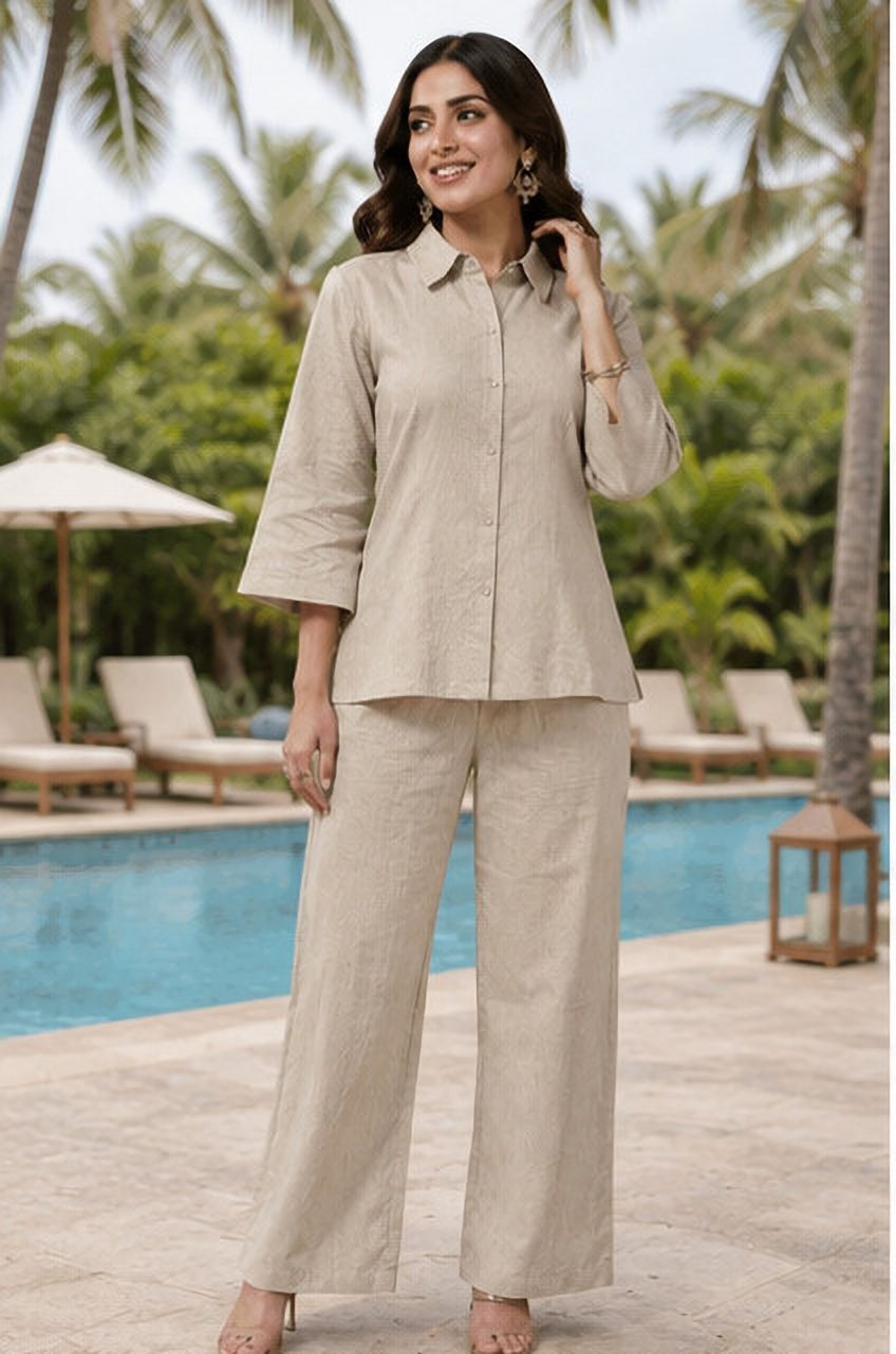 keshav fashion Shirt Palazzos Co-ords Set-picture-40