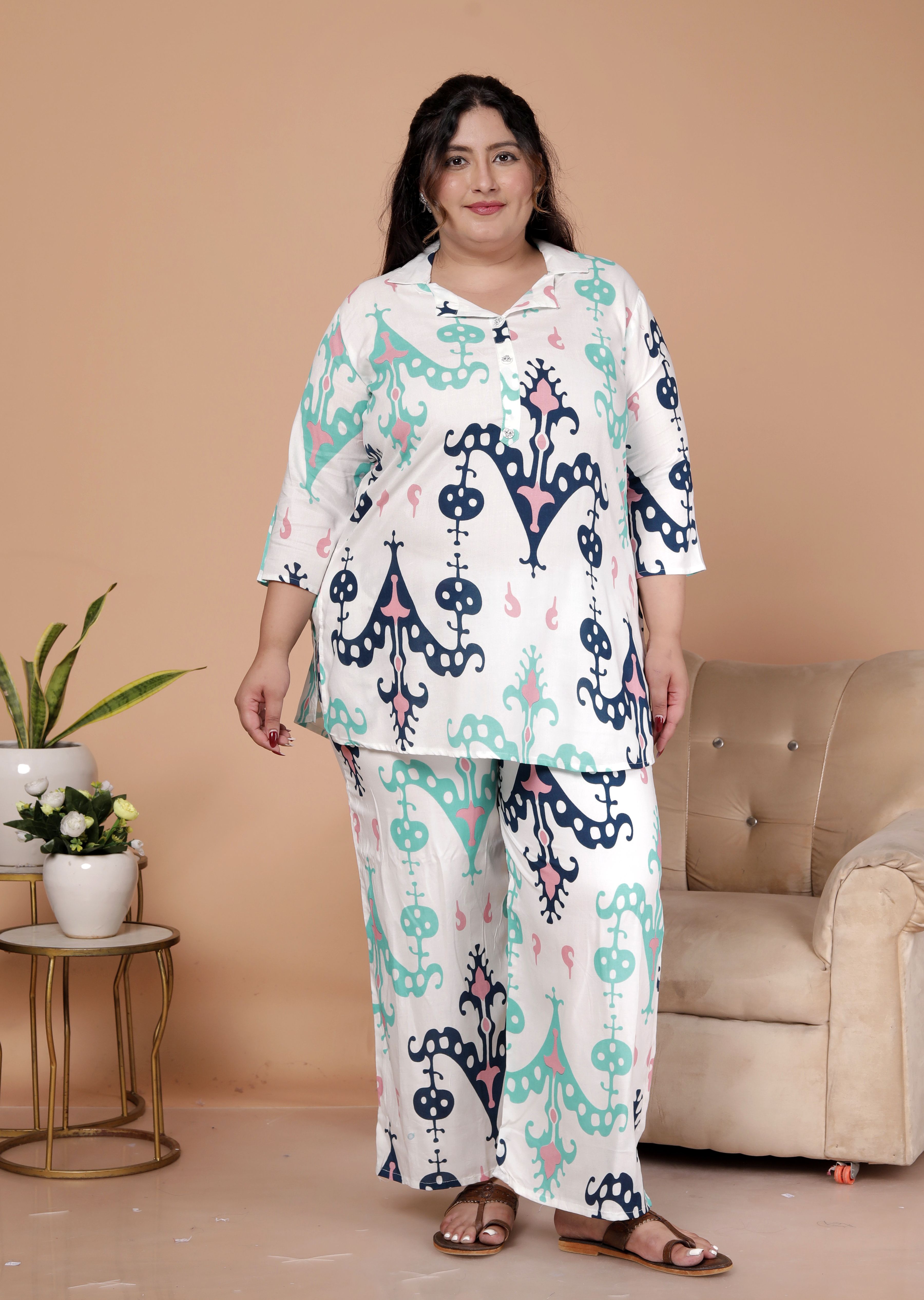 kalavisha Tunic Palazzos Co-ords Set-picture-23