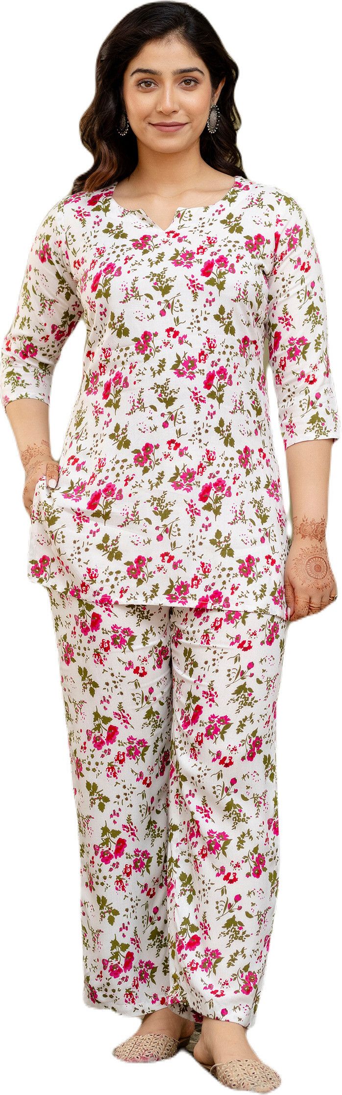 madfury Top Palazzos Co-ords Set-picture-0