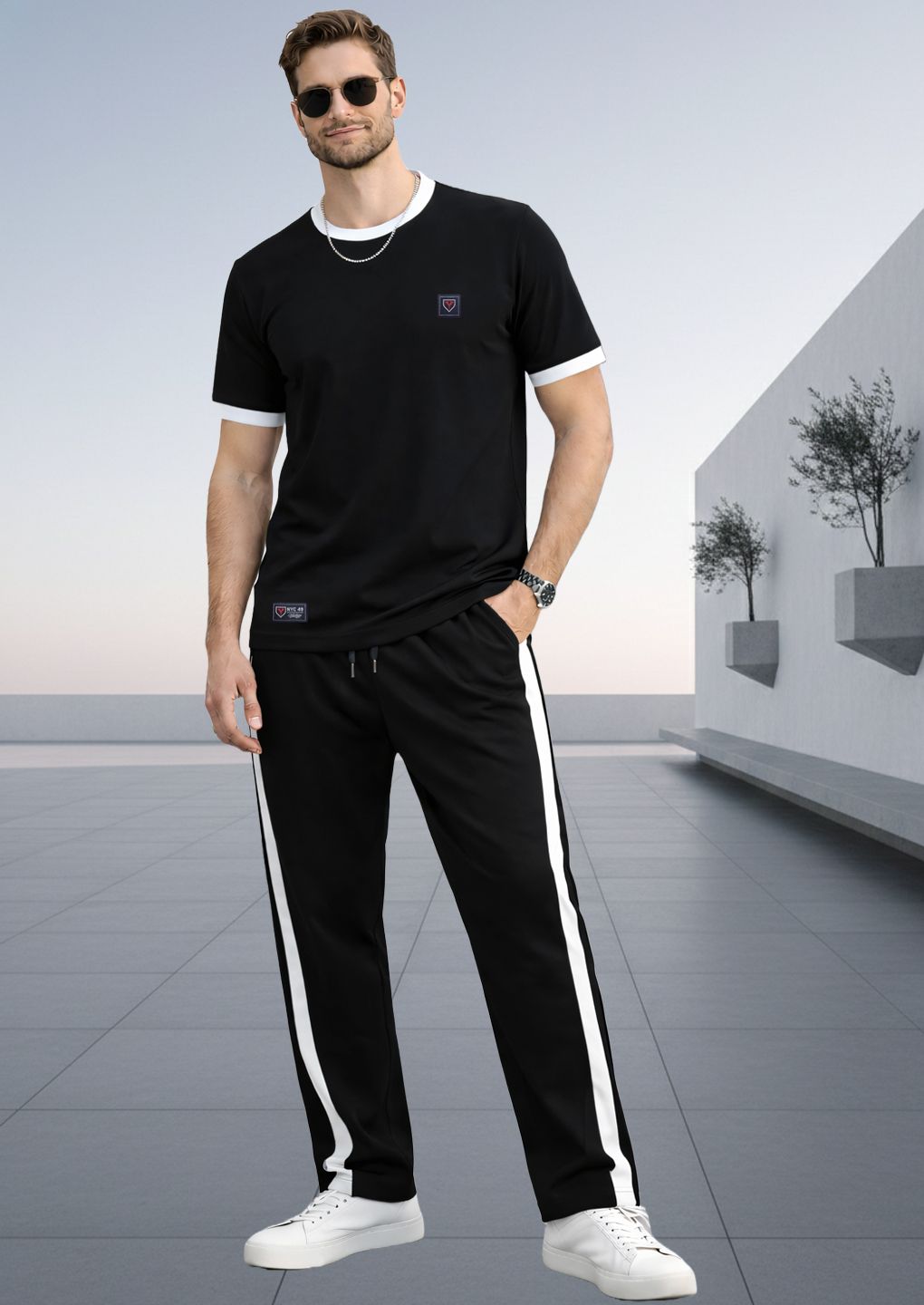 yazole Solid Men Track Suit-picture-14