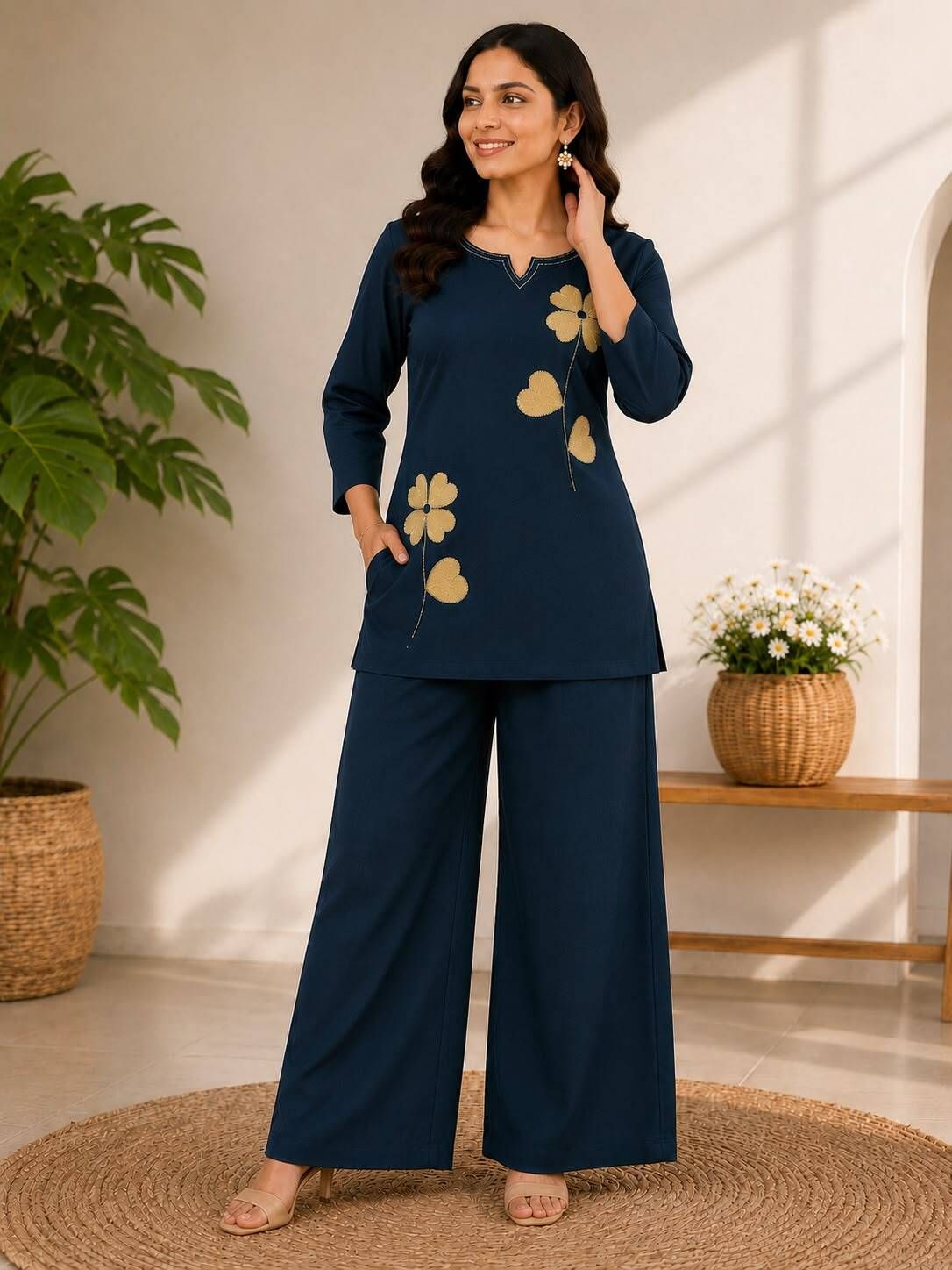 Tunic Palazzos Co-ords Set-image-27