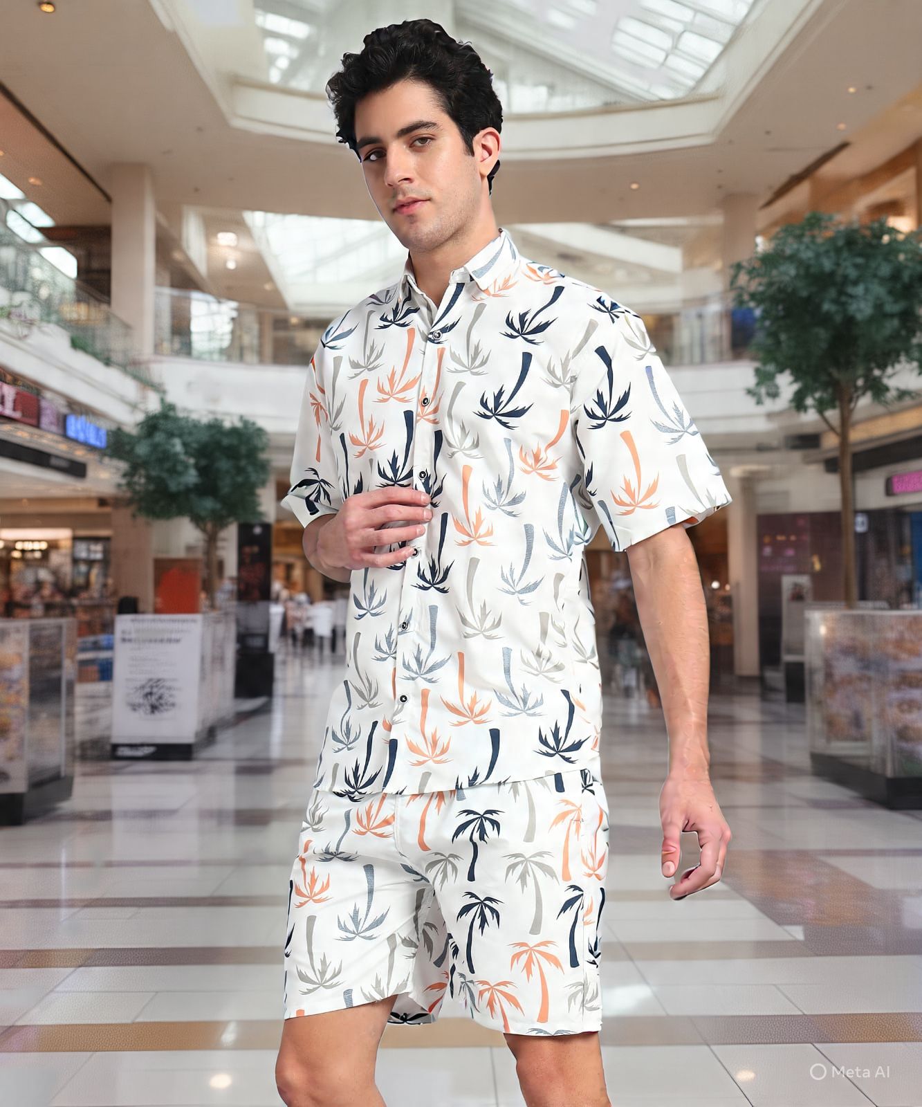 metronaut Shirt Regular Shorts Co-ords Set-picture-17