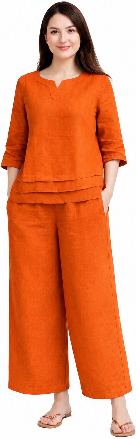 Top Palazzos Co-ords Set-image-49