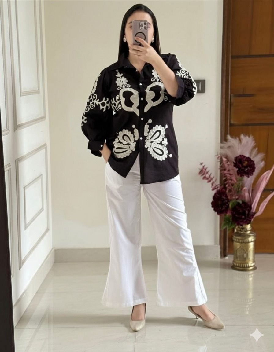 xael Top Palazzos Western Set-picture-28