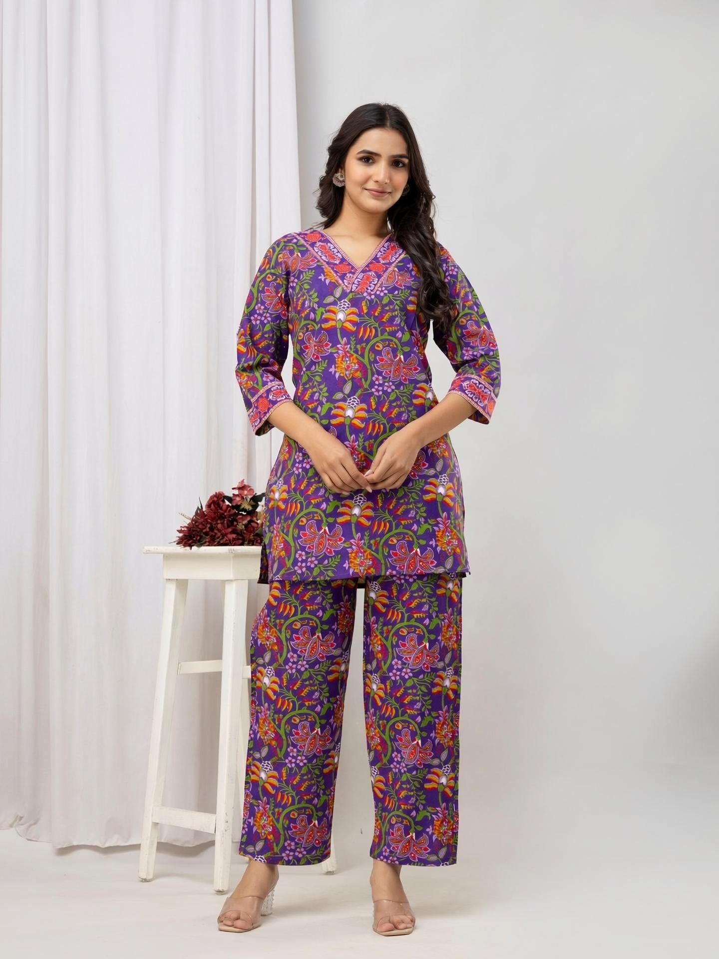 febq Top Pant Co-ords Set-picture-7